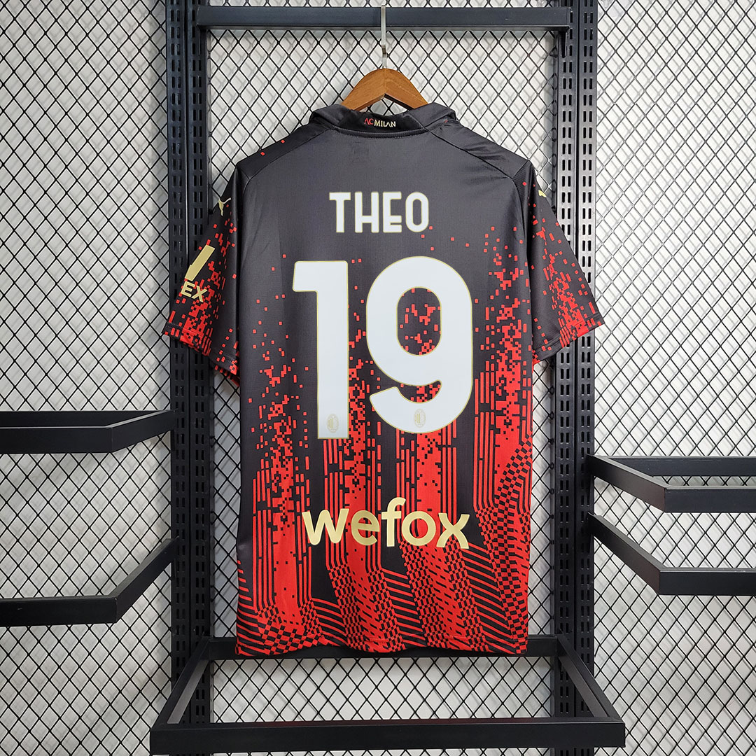 AC Milan Soccer Jersey Fourth Away Custom Shirt 2022/23