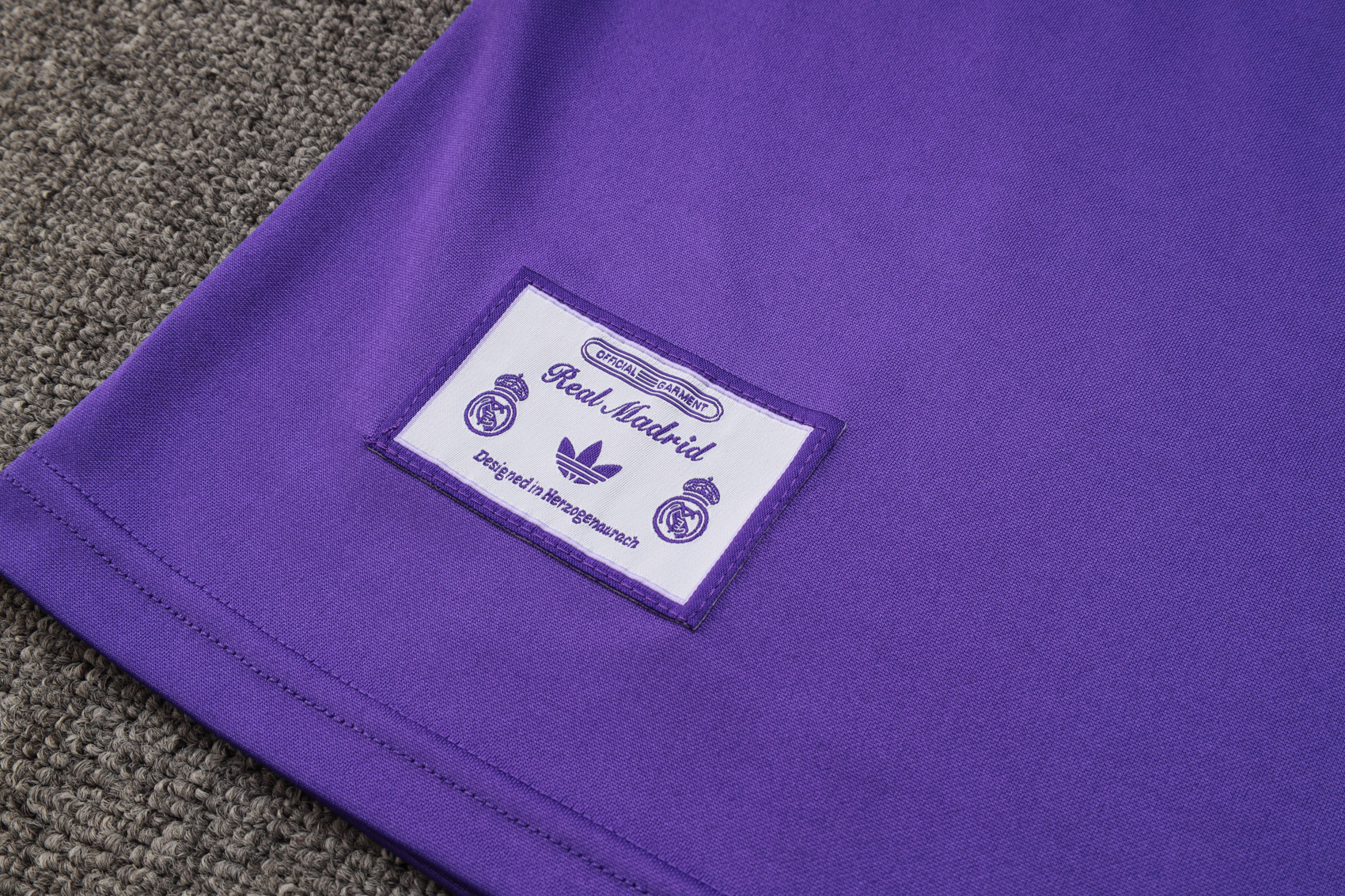Real Madrid Training Kit (Sweatshirt+Pants) Purple 2025/26