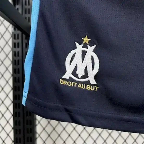 Marseille Soccer Jersey Away Kids Kit Jerseys+Shorts 2025/26