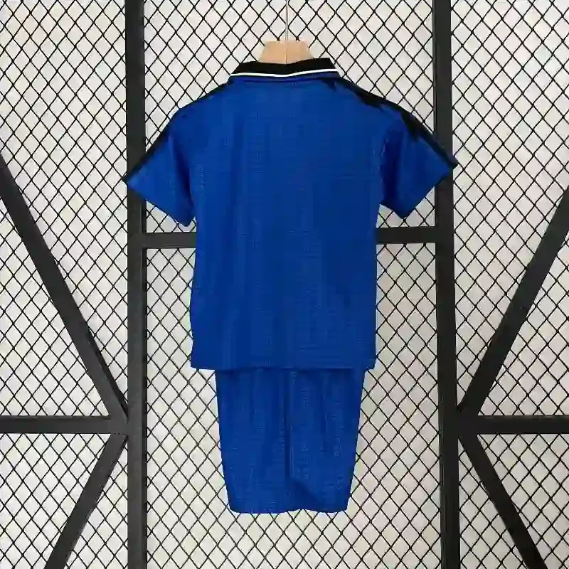 Argentina Retro Away Soccer Uniform Kids Kit Jersey+Shorts World Cup 1994