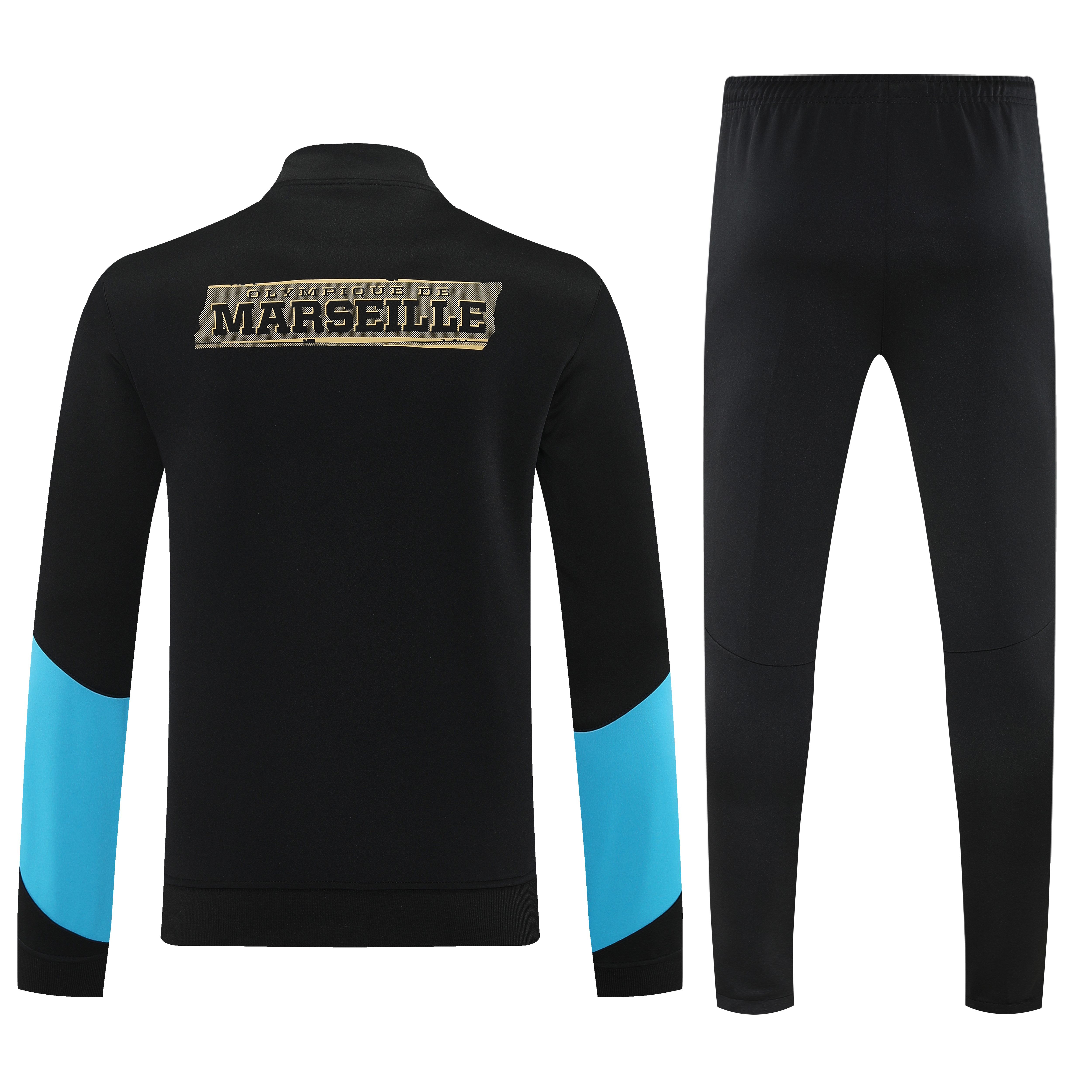Marseille Training Kit (Jacket+Pants) Black 2025/26