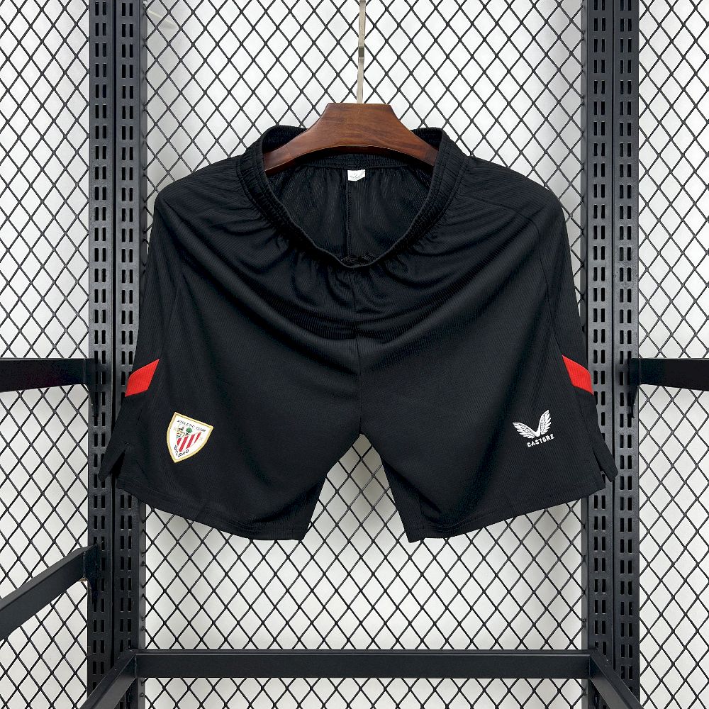 Athletic Club de Bilbao Soccer Jersey Home Custom Shorts 2025/26