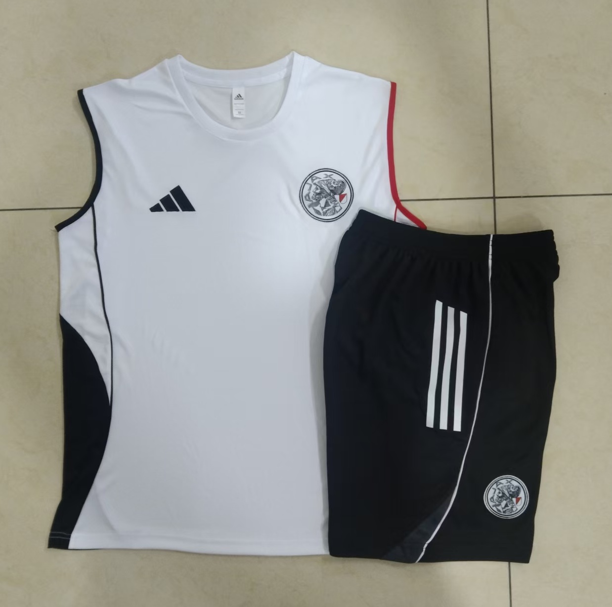 Ajax Sleeveless Training Kit White 2025/26