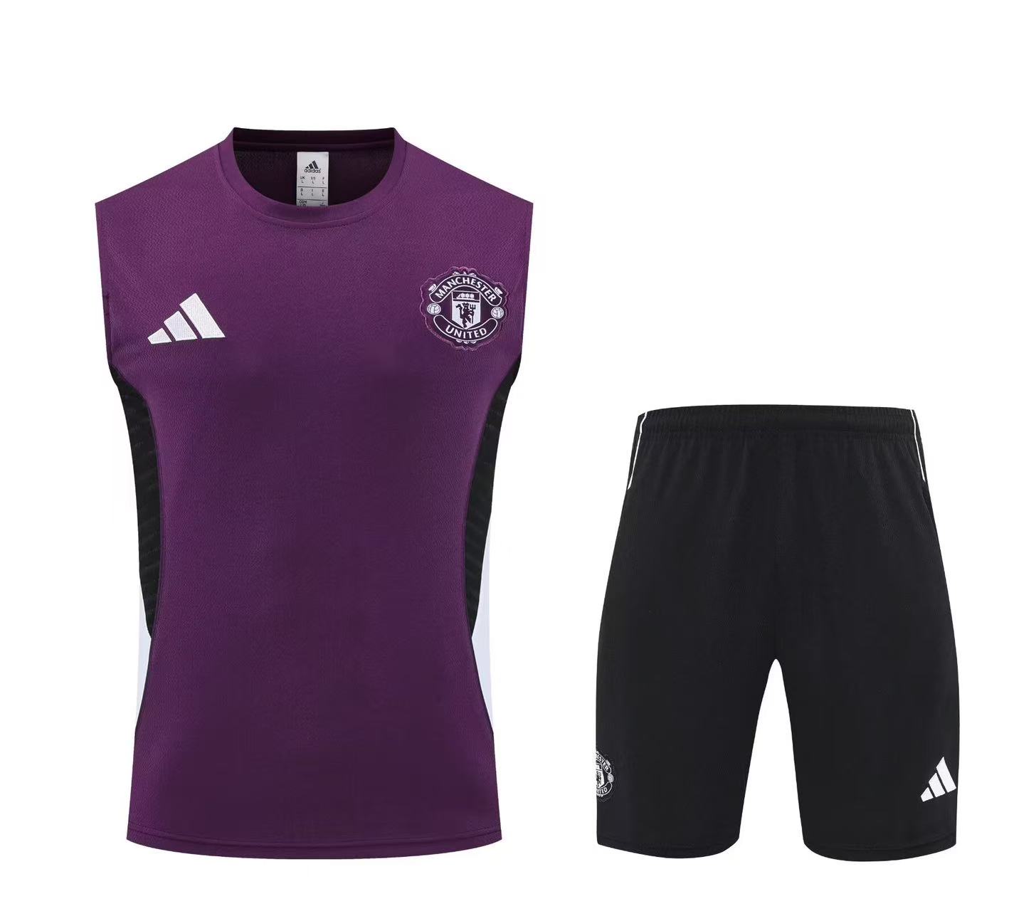 Manchester United Sleeveless Training Kit Purple 2025/26