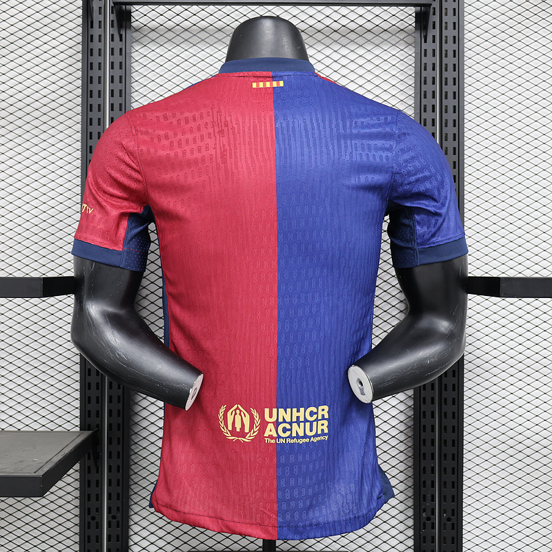 Authentic Soccer Jersey Barcelona Home Shirt 2024/25-Spotify Logo Without Text