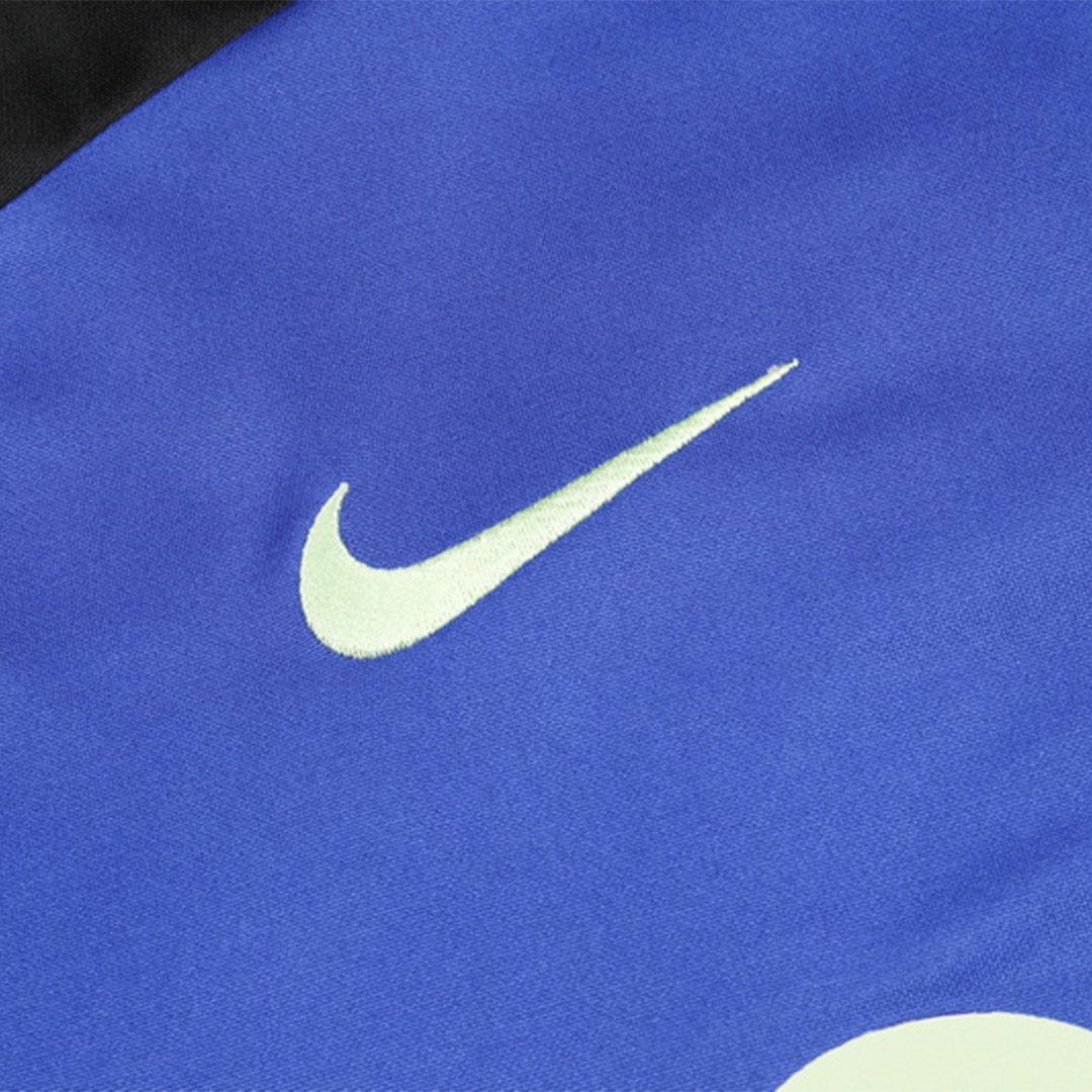 Kids Barcelona Zipper Sweat Kit (Top+Pants) Blue 2024/25