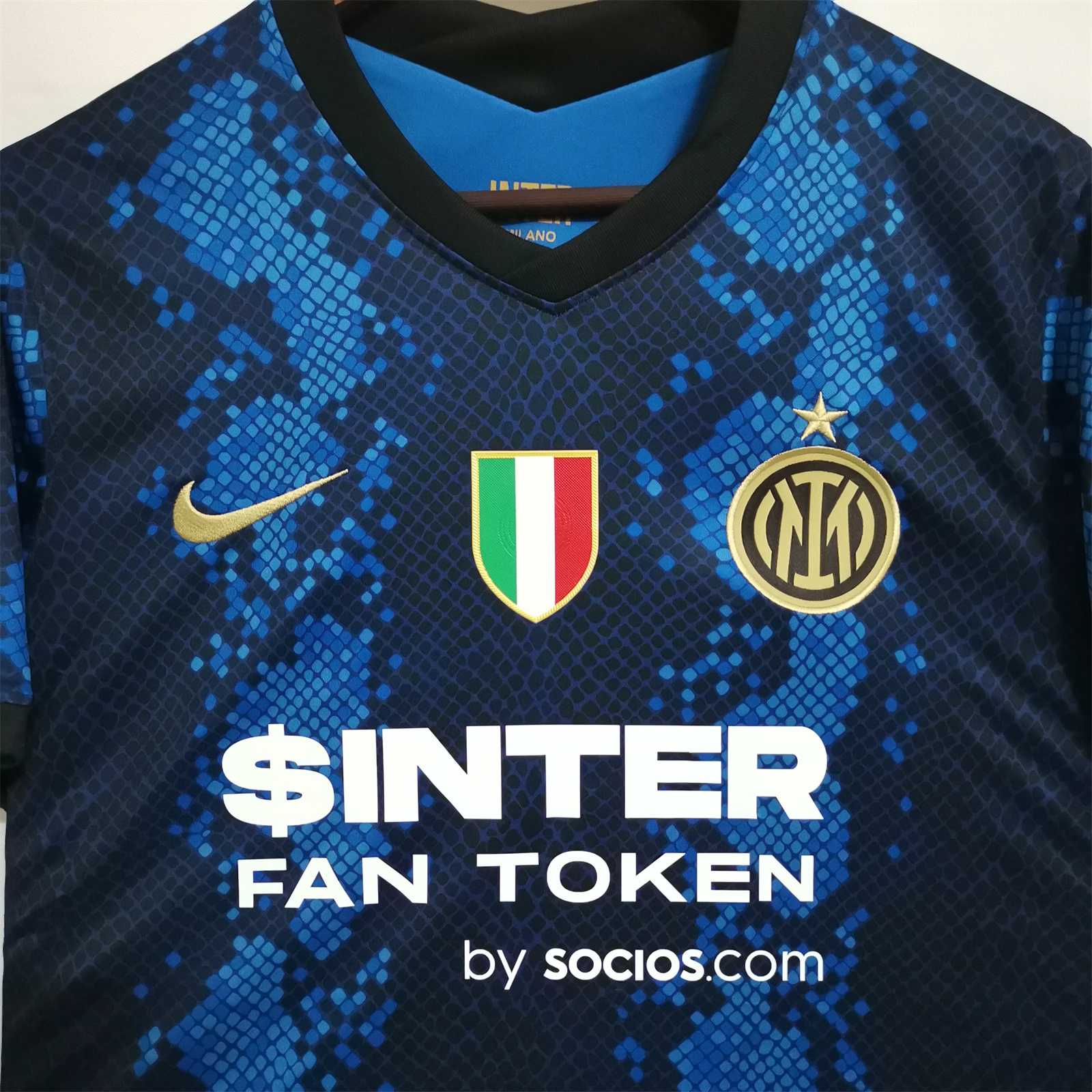 Inter Milan Retro Soccer Jersey Home Custom Shirt 2021/22