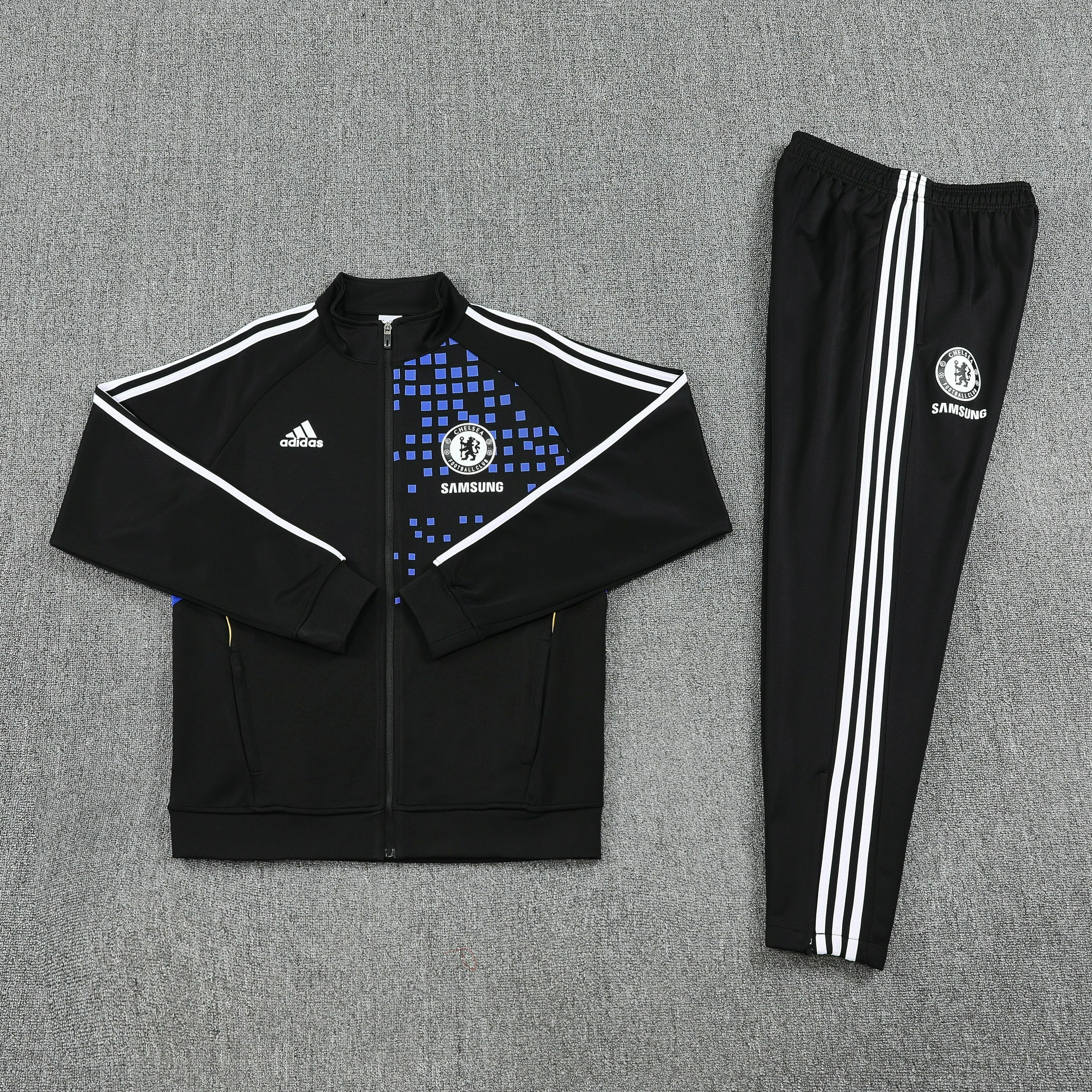 Chelsea Retro Training Kit (Jacket+Pants) Black 2025/26