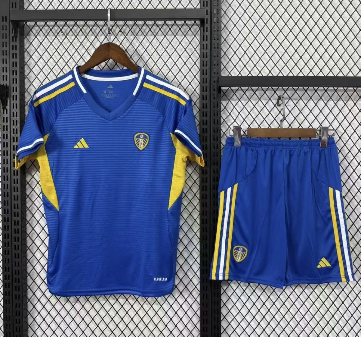 Leeds United Football Jersey Away Kids Kit Jersey+Shorts 2025/26 - Without Sponsor