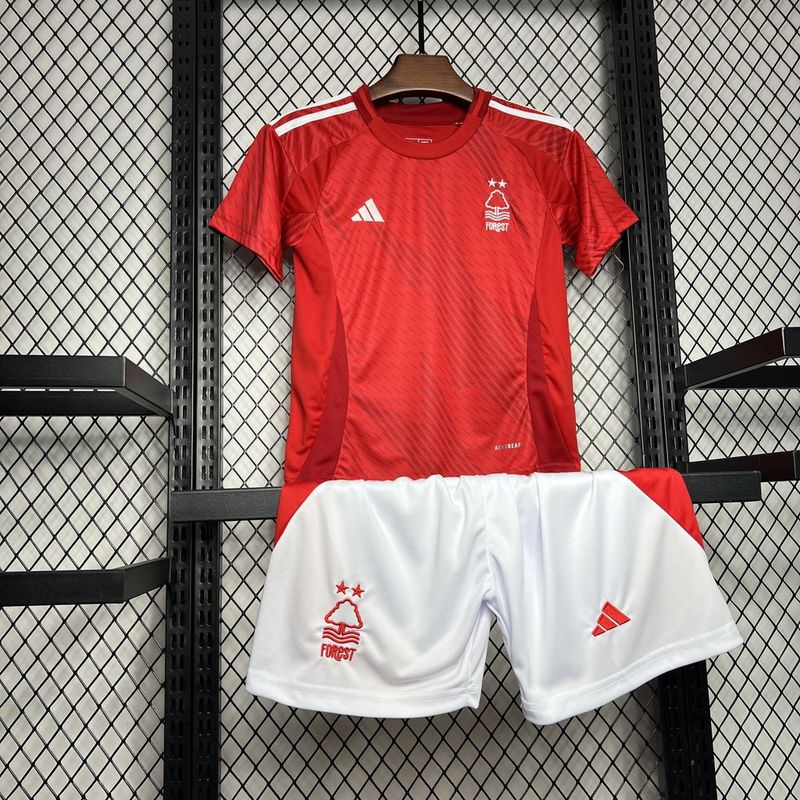Nottingham Forest Football Jersey Home Kids Kit Jersey+Shorts 2024/25