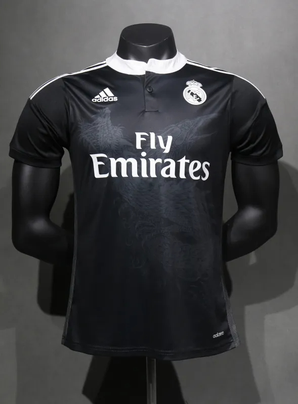 Real Madrid Authentic Retro Jersey Third Away Soccer Shirt 2014/15