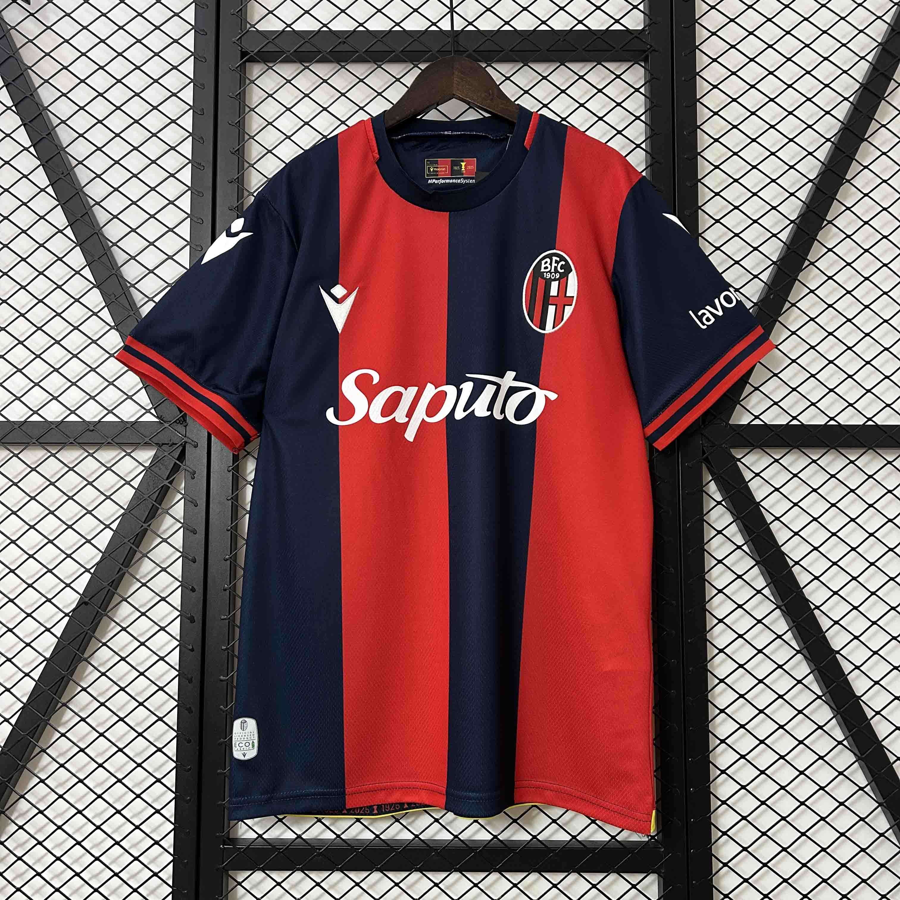 Bologna Soccer Jersey Home Custom Shirt 2024/25