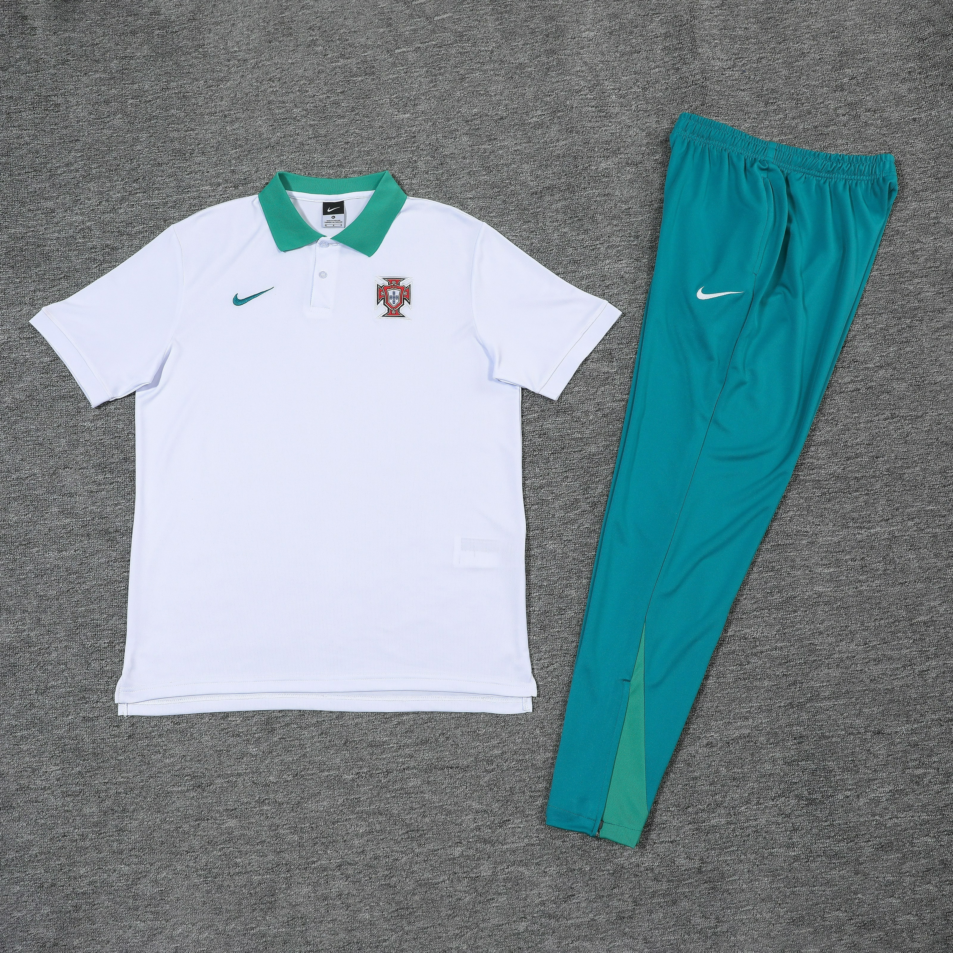 Portugal Training Kit (Polo+Pants) White 2025
