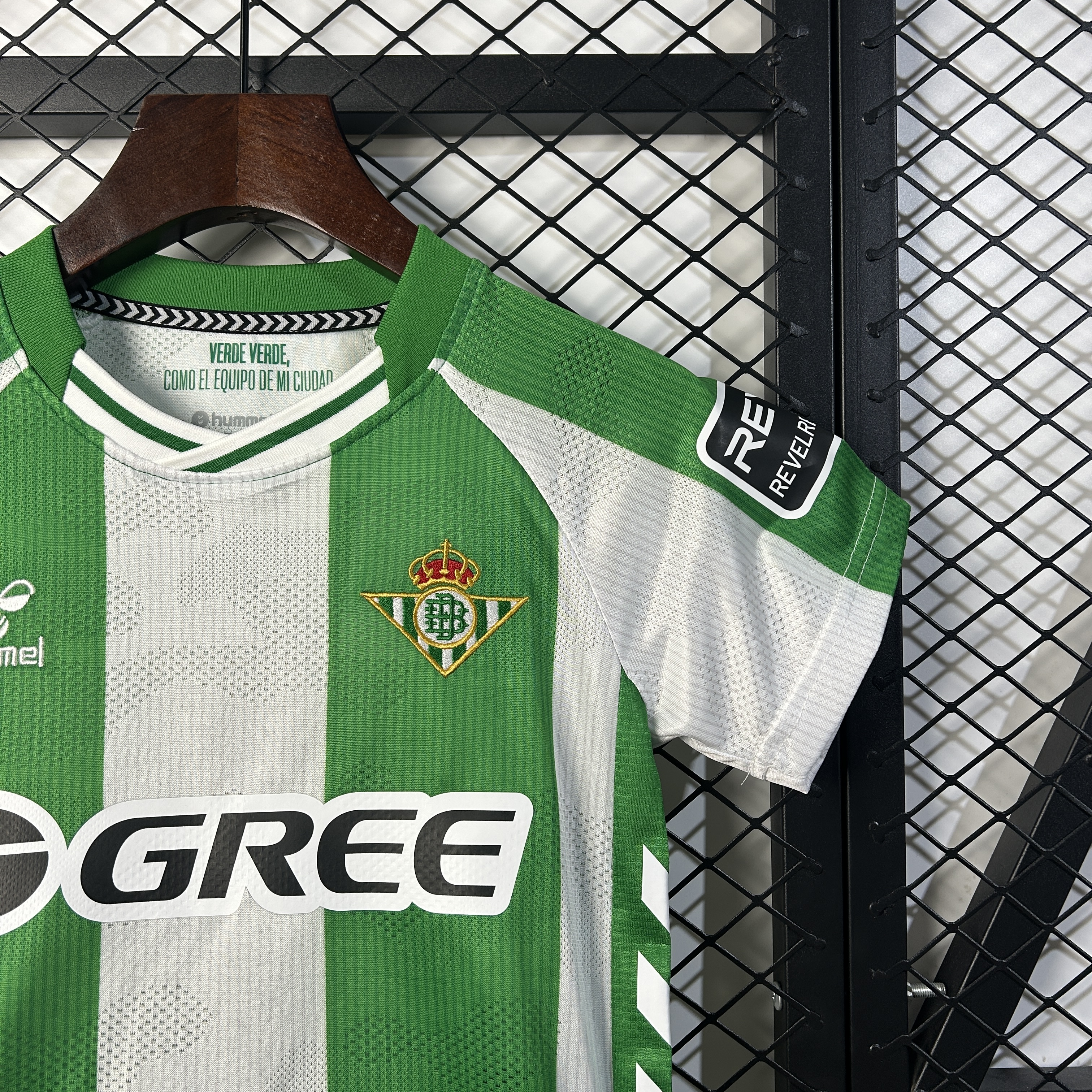 Real Betis Home Kids Kit Jersey+Shorts 2025/26