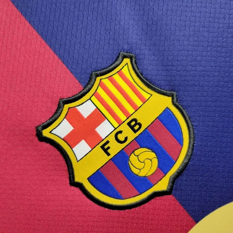 Barcelona Soccer Jersey Home x Coldplay Kids Kit Jersey+Shorts 2024/25
