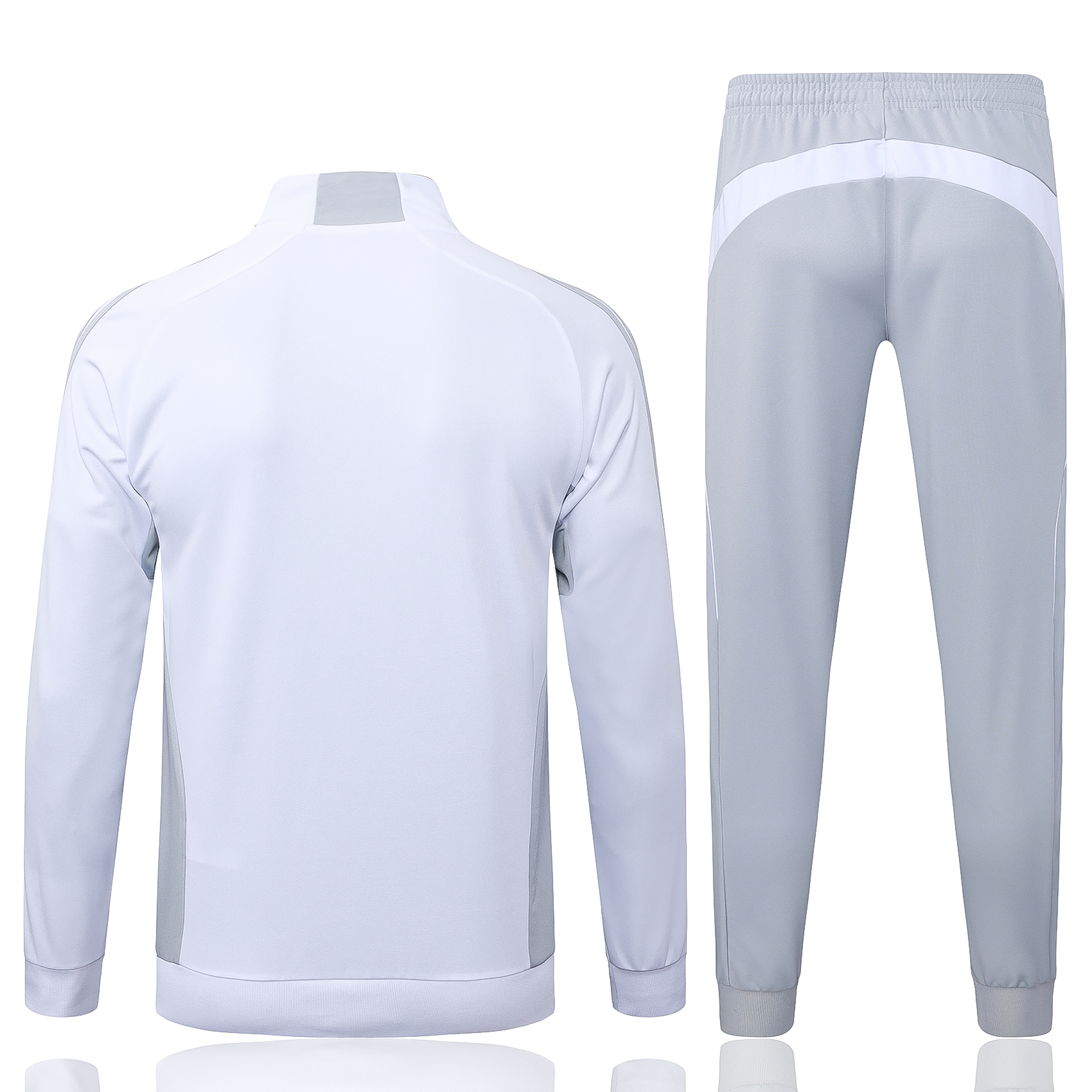 Real Madrid Training Kit (Jacket+Pants) White&Grey 2025/26