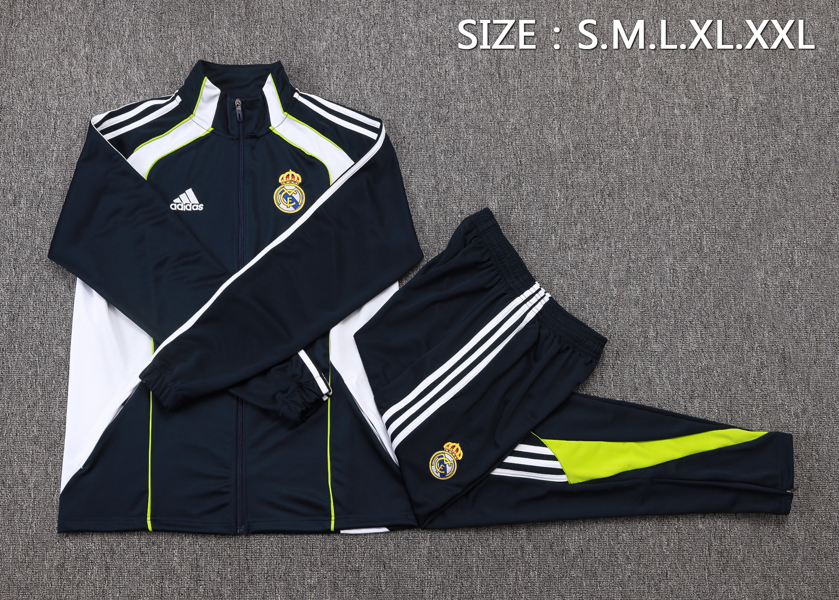 Real Madrid Training Kit (Jacket+Pants) Cyan 2025/26