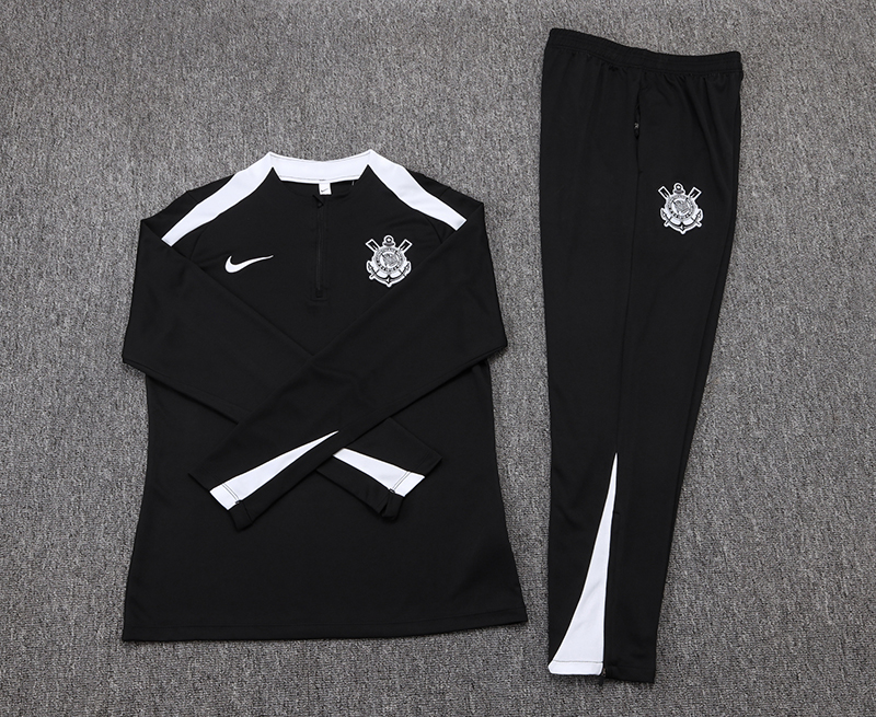 Corinthians Training Kit (Sweatshirt+Pants) Black 2025