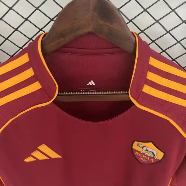 Roma Soccer Jersey Home Custom Shirt 2025/26