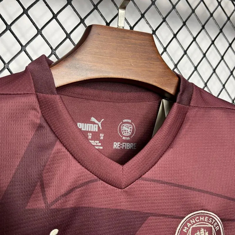 Manchester City Third Away Kids Kit Jersey+Shorts 2024/25