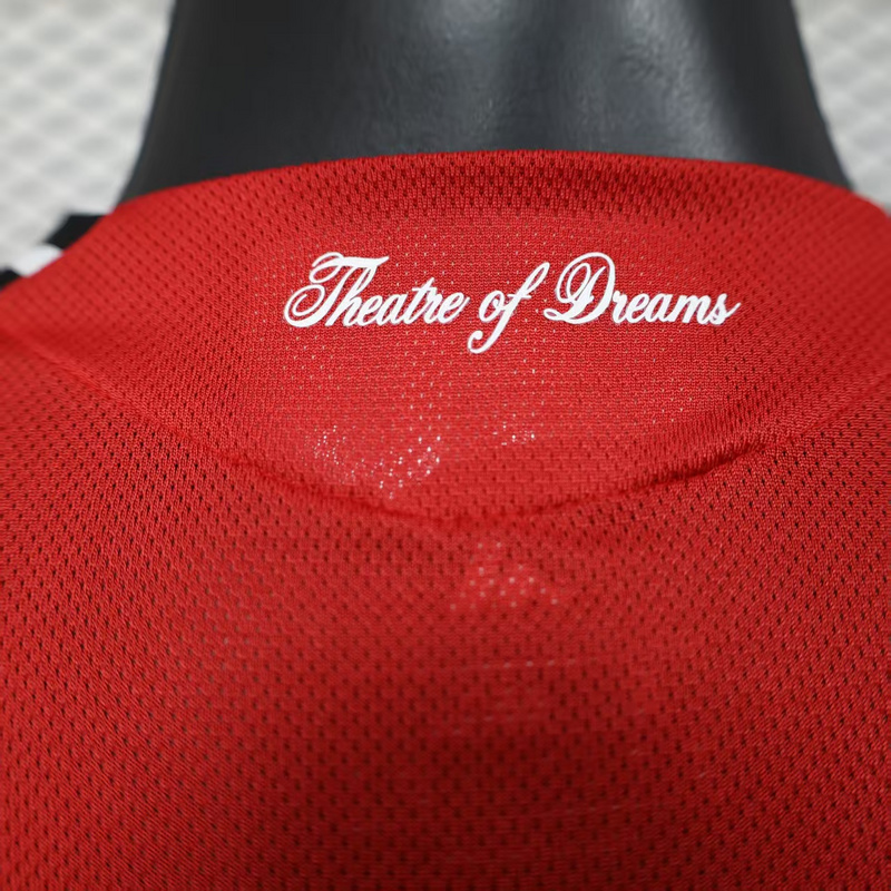 Manchester United Authentic Home Long Sleeve Jersey Shirt 2025/26