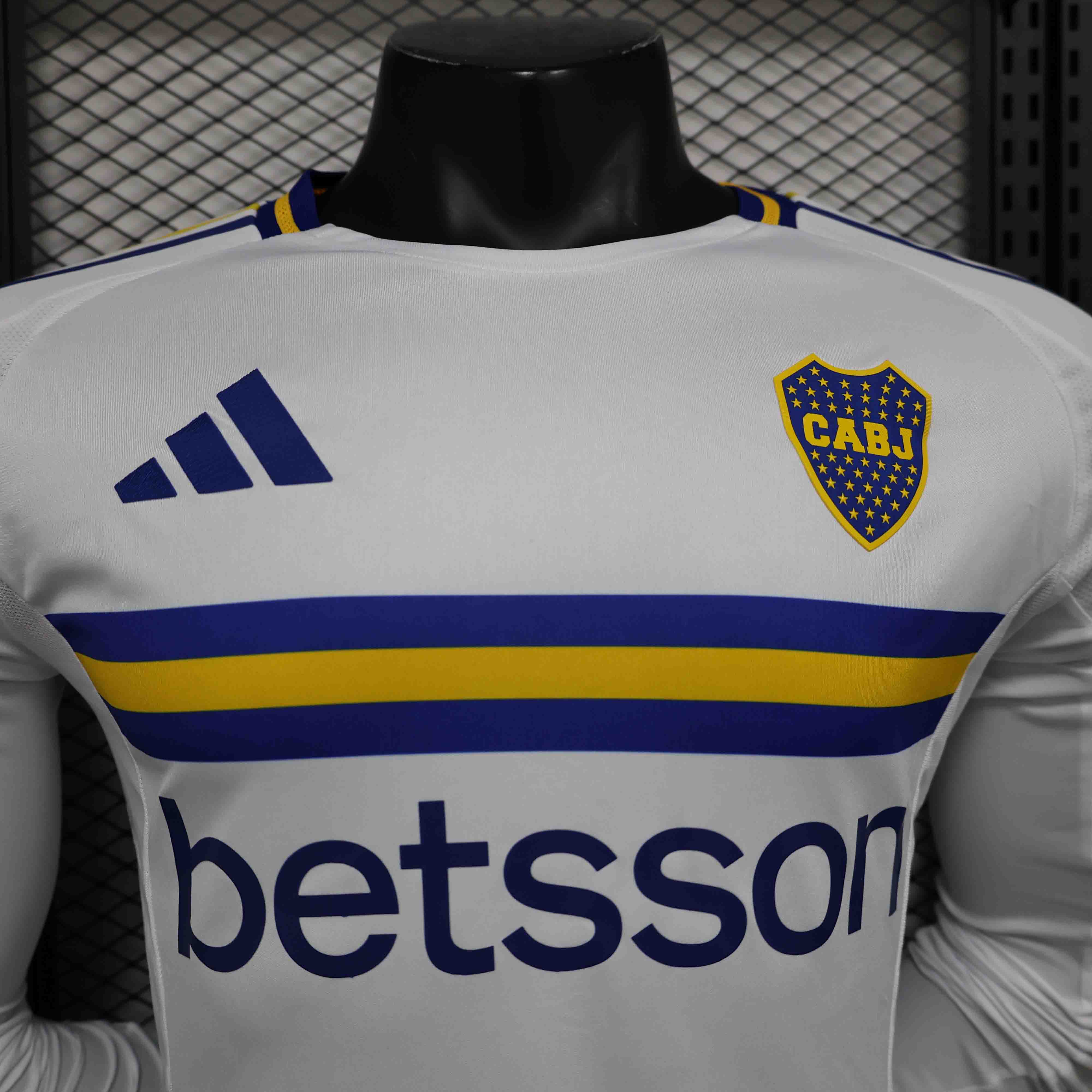 Boca Juniors Authentic Soccer Jersey Away Long Sleeve Shirt 2024/25