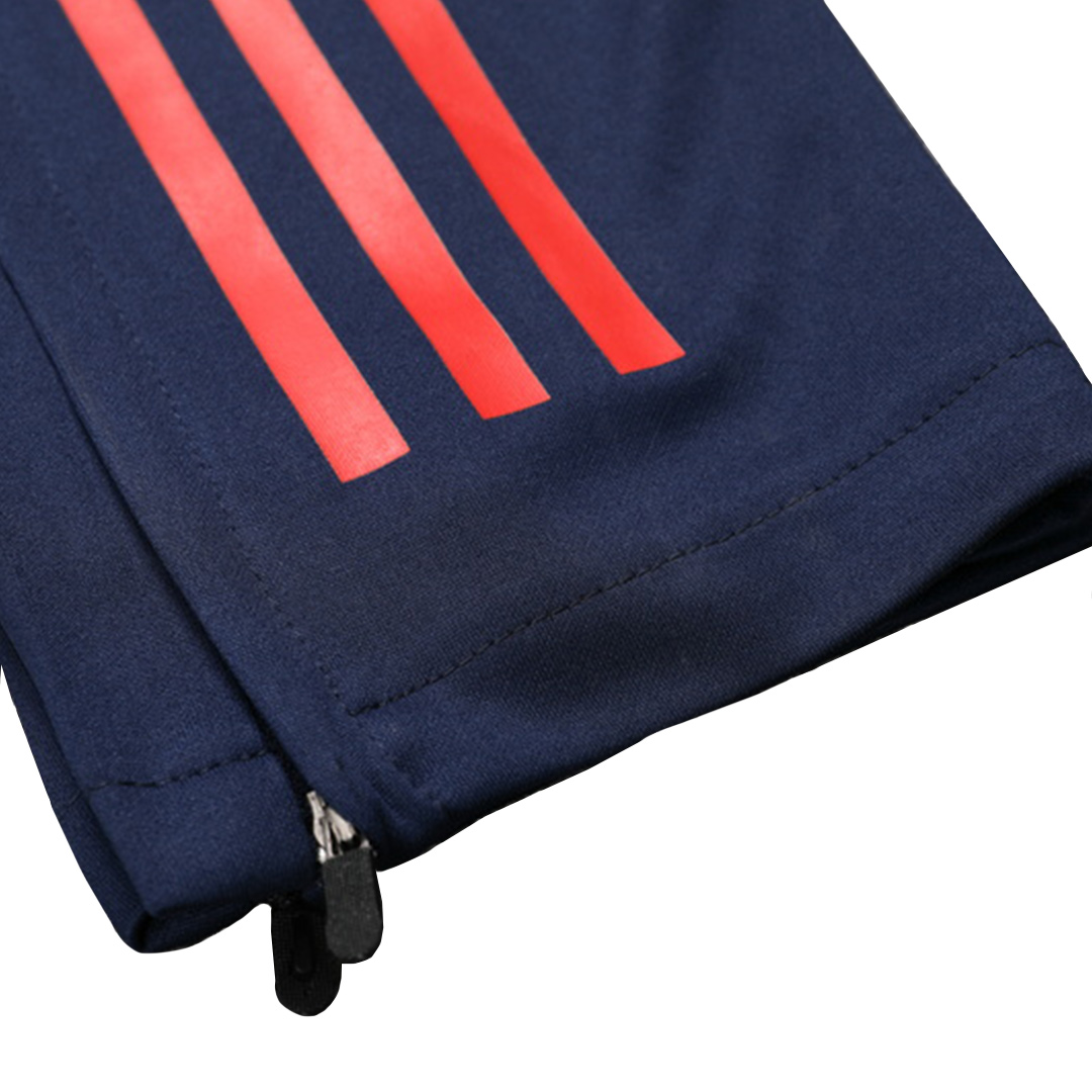 Manchester United 1/2 Zipper Sweat Kit (Top+Pants) Red 2024/25