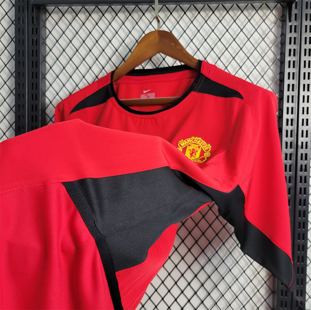 Manchester United Retro Home Football Jersey Shirt 2002/04