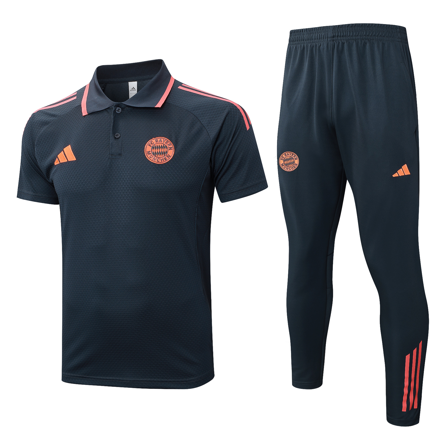 Bayern Munich Training Kit (Polo+Pants) Dark Grey 2025/26