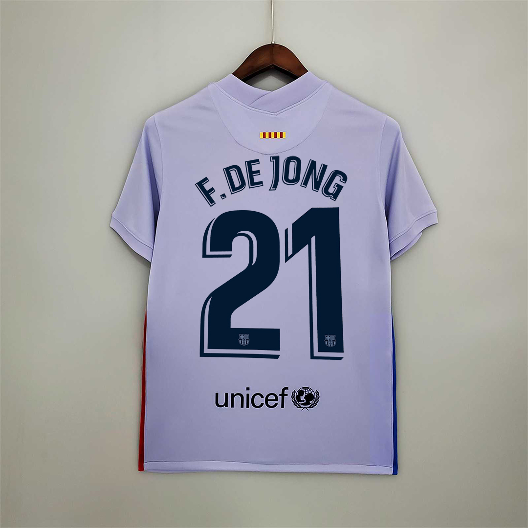 Barcelona Retro Jersey Away Soccer Shirt 2021/22
