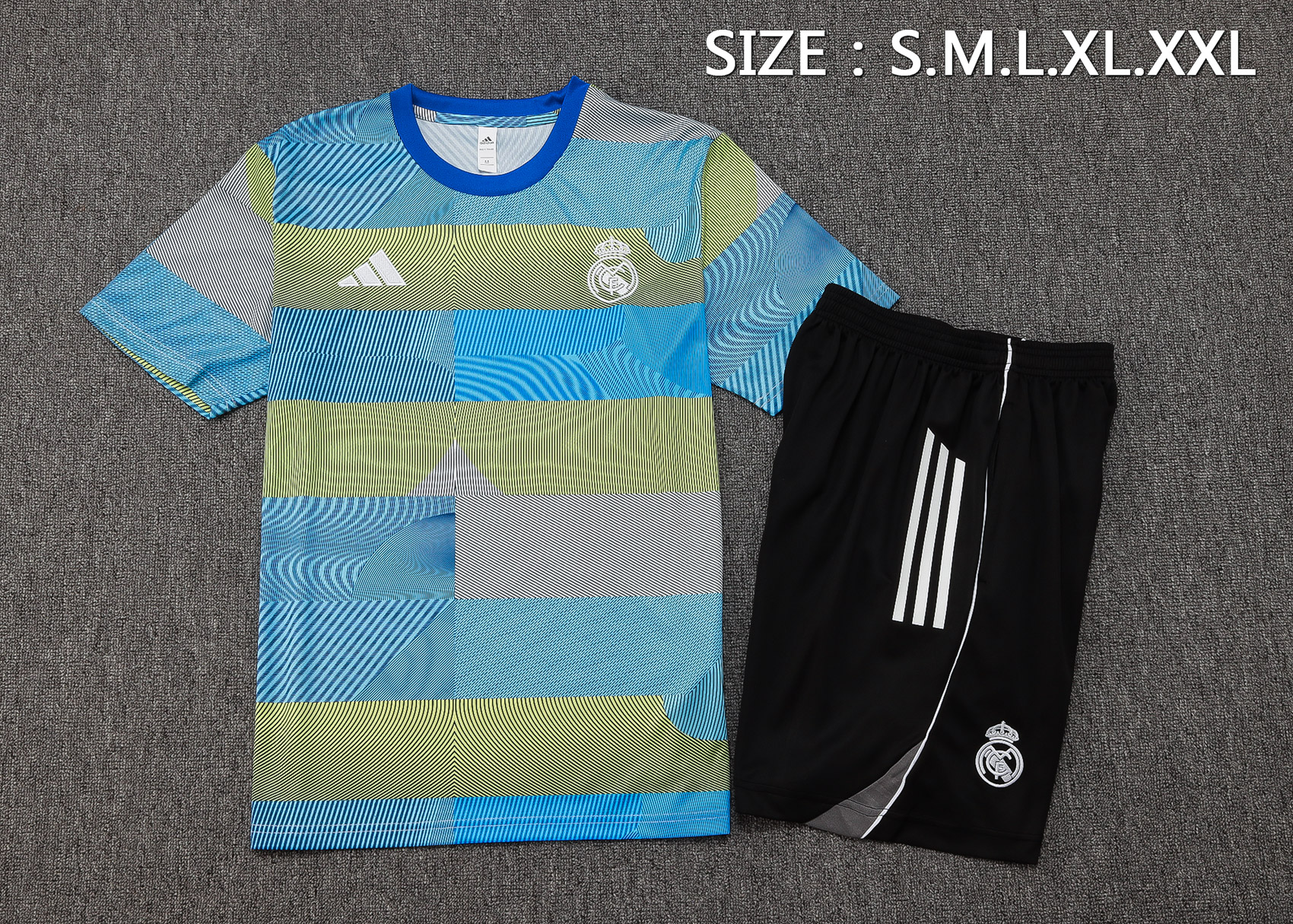 Real Madrid Training Jersey Kit Blue 2025/26