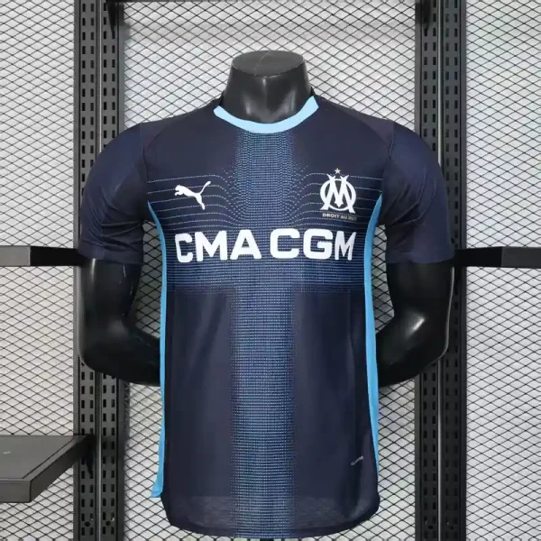 Marseille Authentic Soccer Jersey Away Shirt 2025/26