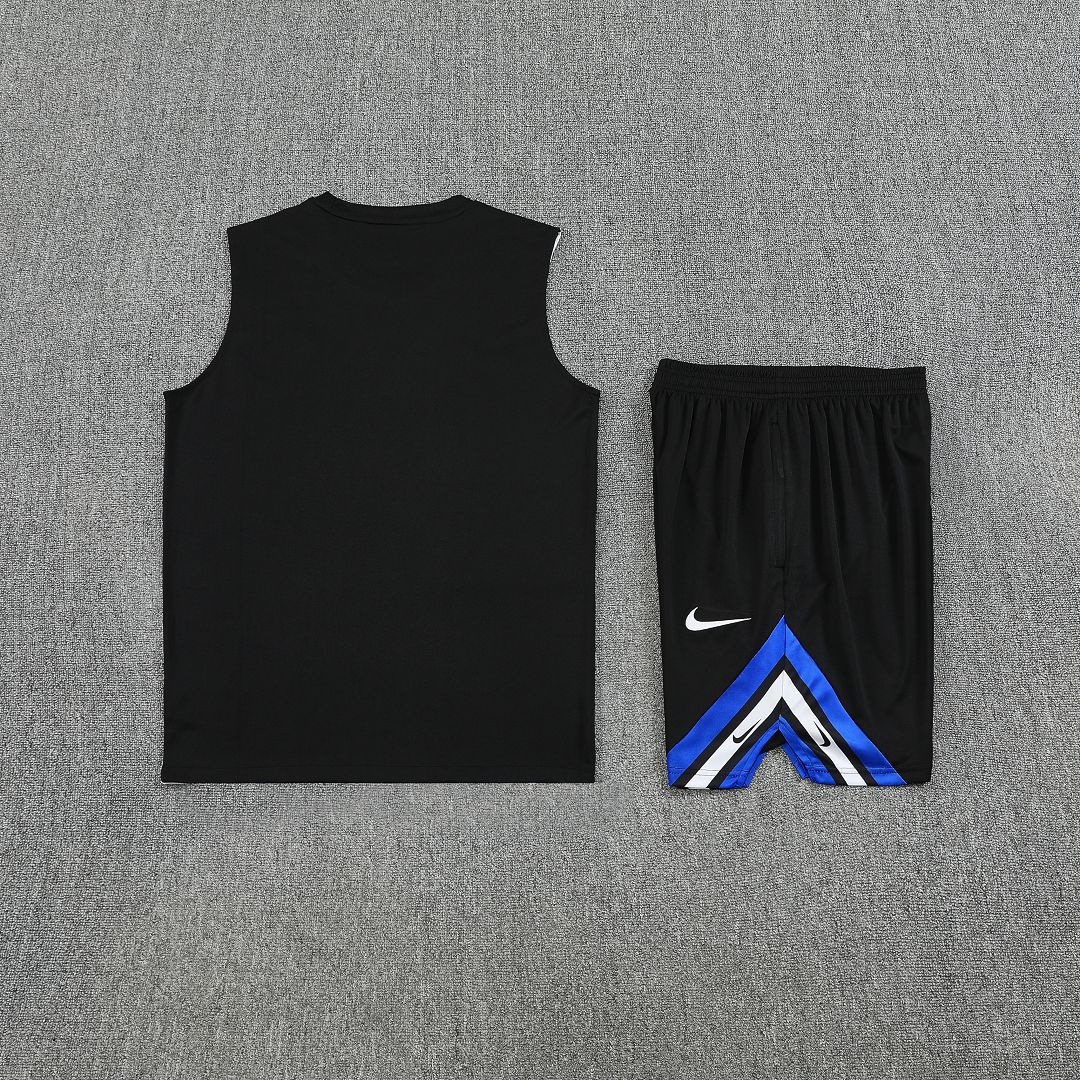 Inter Milan Retro Sleeveless Training Kit Black 2025/26