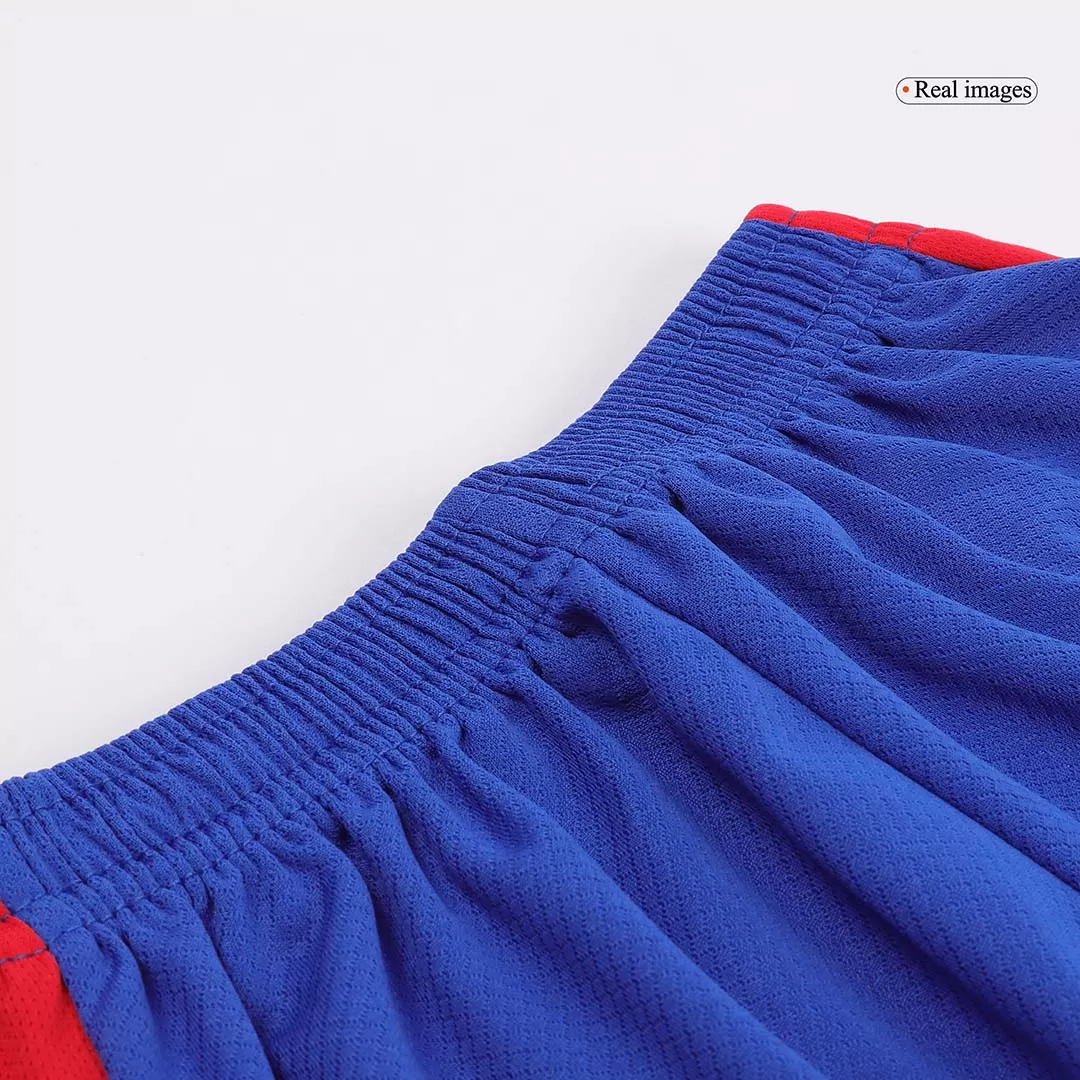 Atletico Madrid Soccer Jersey Home Kids Kit Jersey+Shorts 2024/25