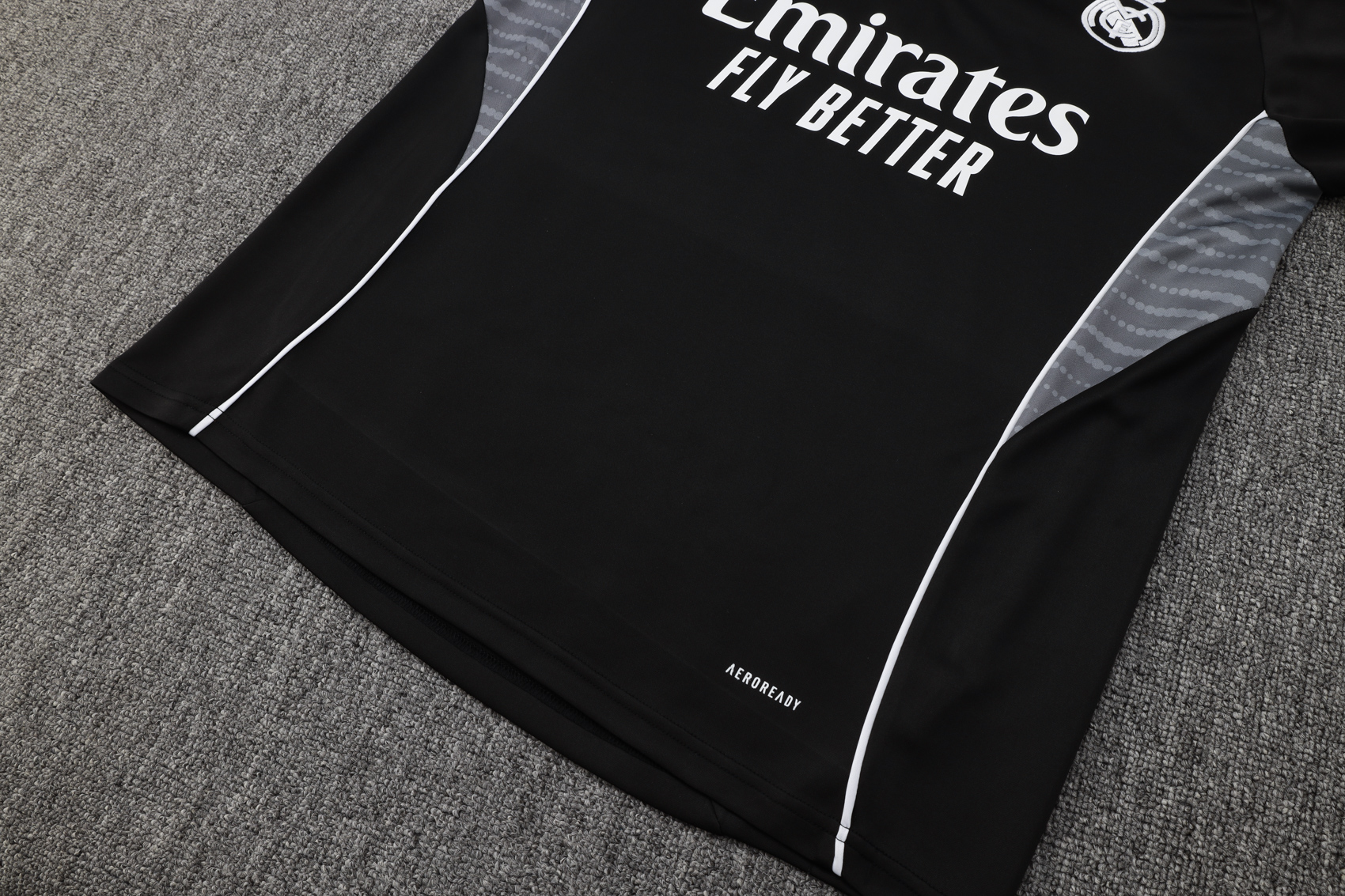 Real Madrid Training Kit (Sweatshirt+Pants) Black 2025/26