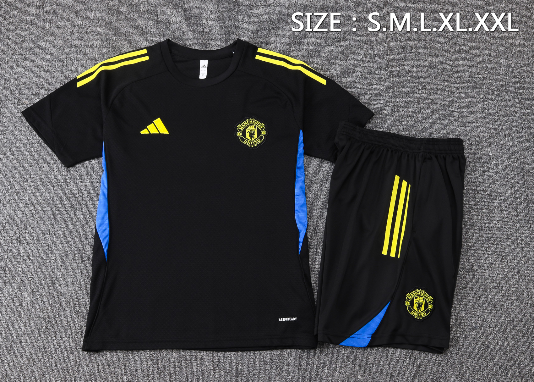 Manchester United Training Jersey Kit Black 2025/26
