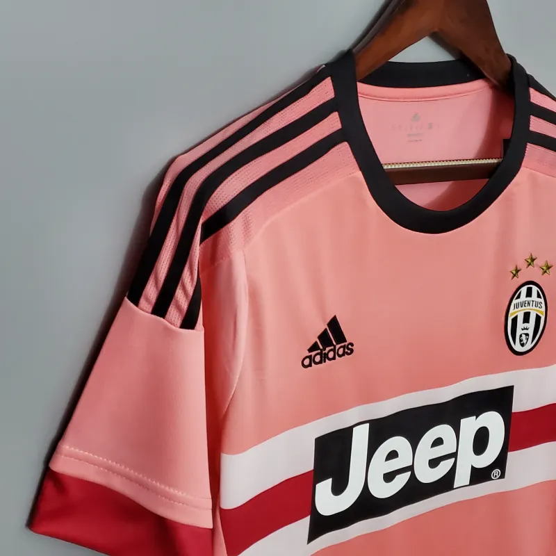 Juventus Retro Soccer Jersey Away Custom Shirt 2015-16
