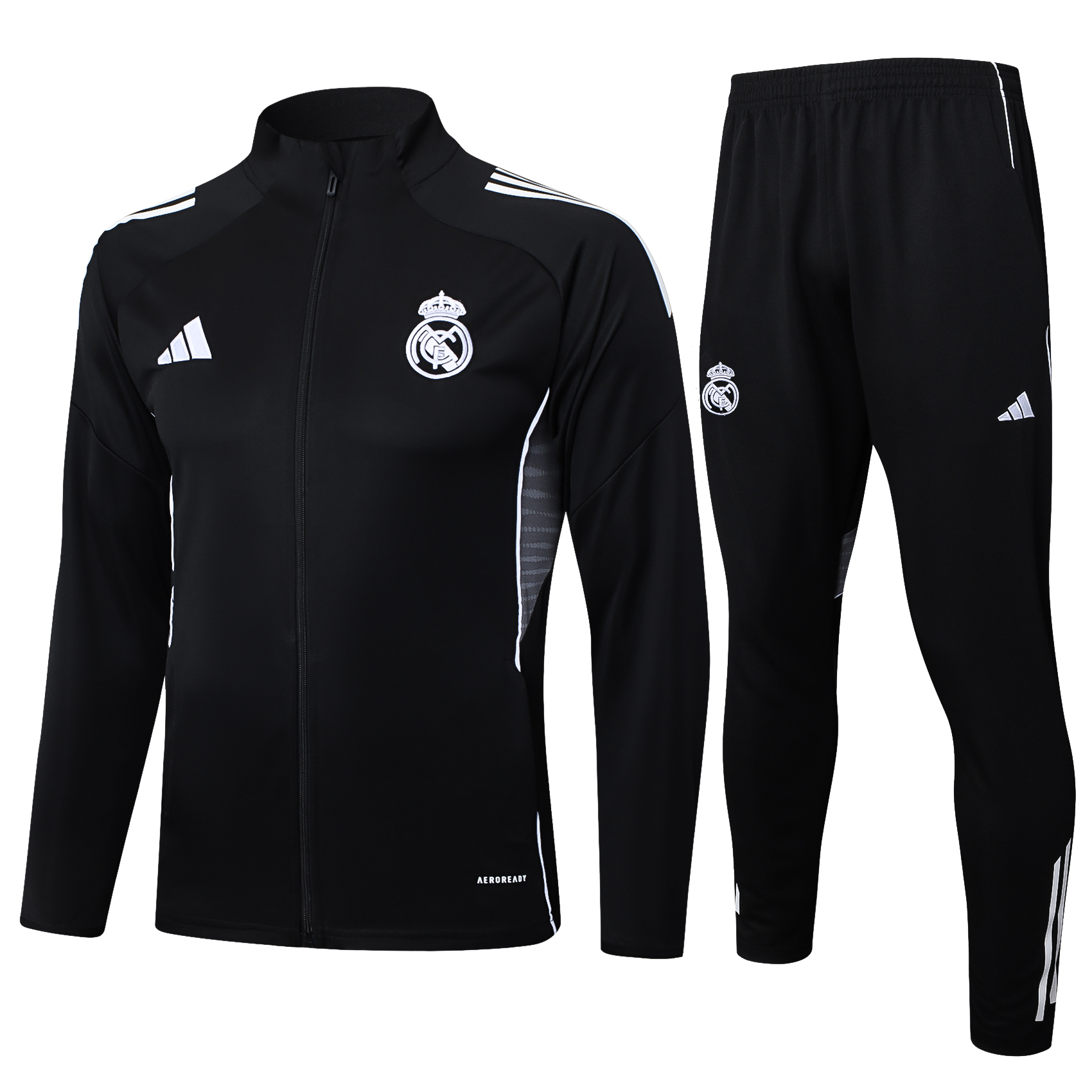 Real Madrid Training Kit (Jacket+Pants) Black 2025/26