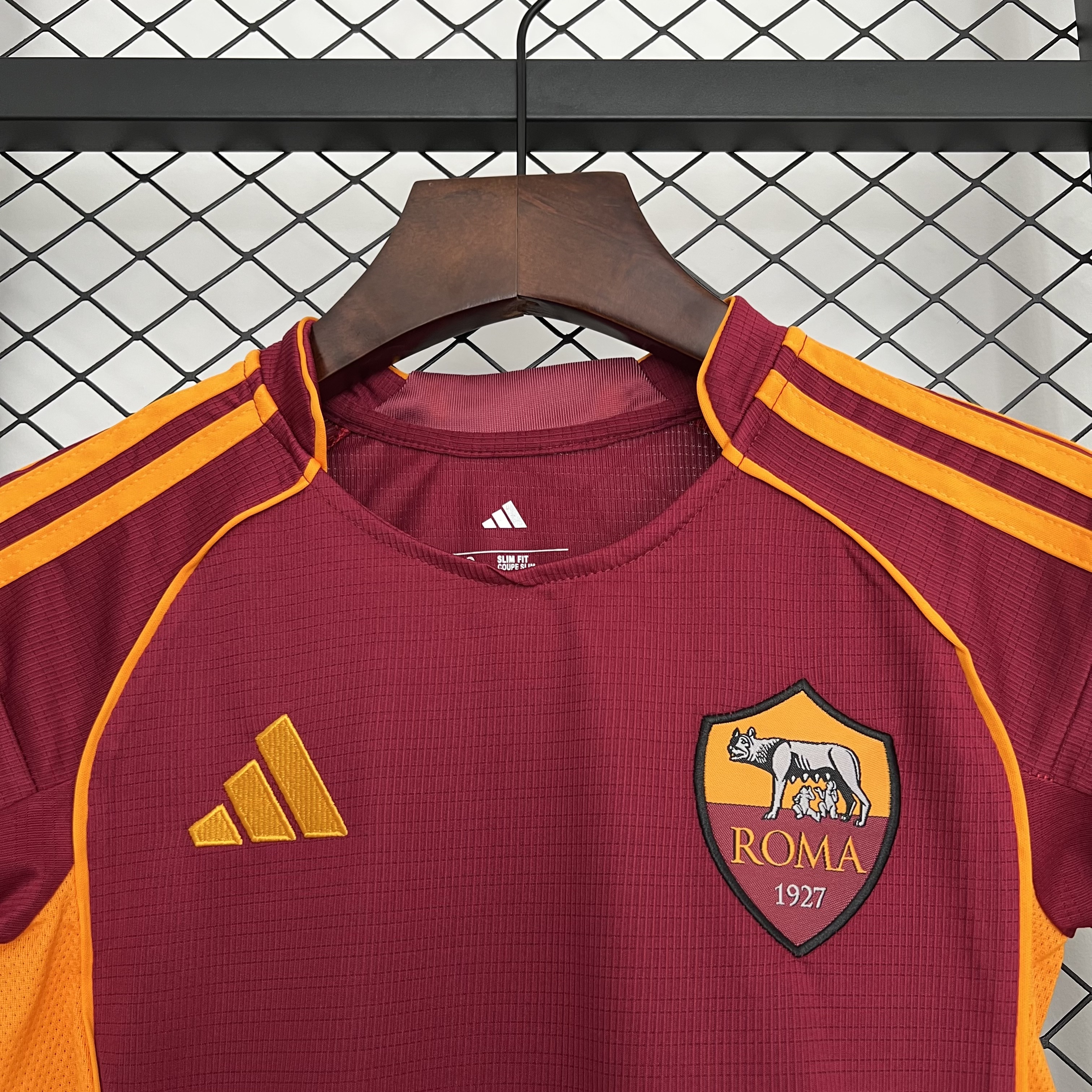 Roma Soccer Jersey Home Kids Kit Jersey+Shorts 2025/26
