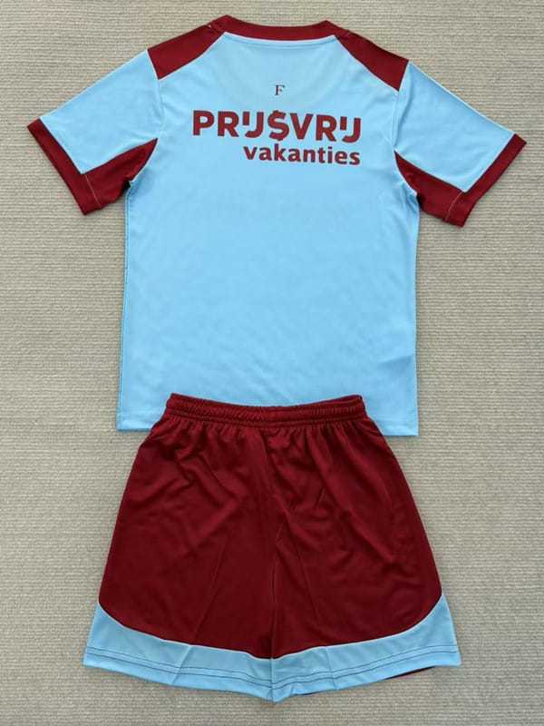 Feyenoord Football Jersey Third Away Kids Kit Jersey+Shorts 2025/26