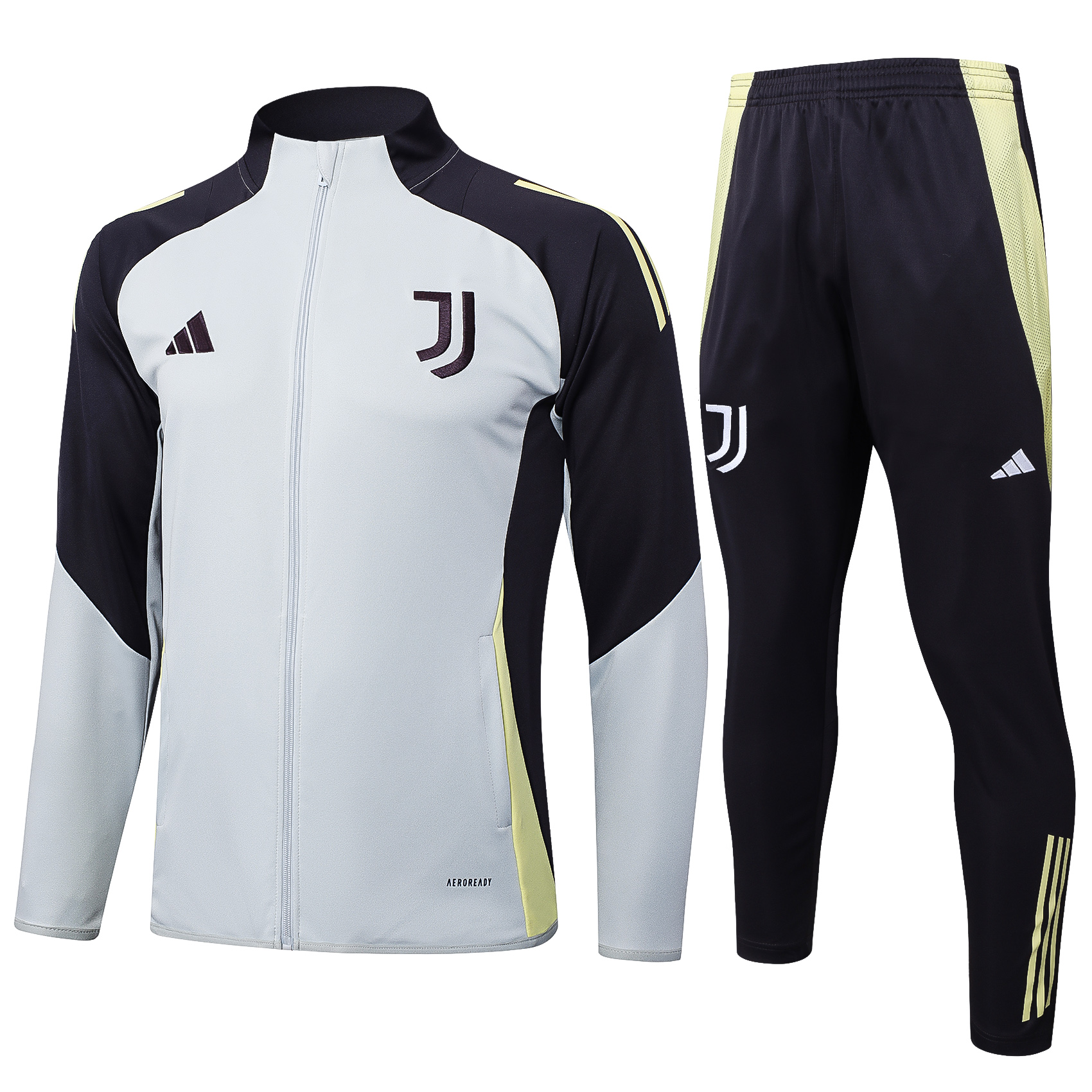 Juventus Training Kit (Jacket+Pants) Light Grey 2025/26