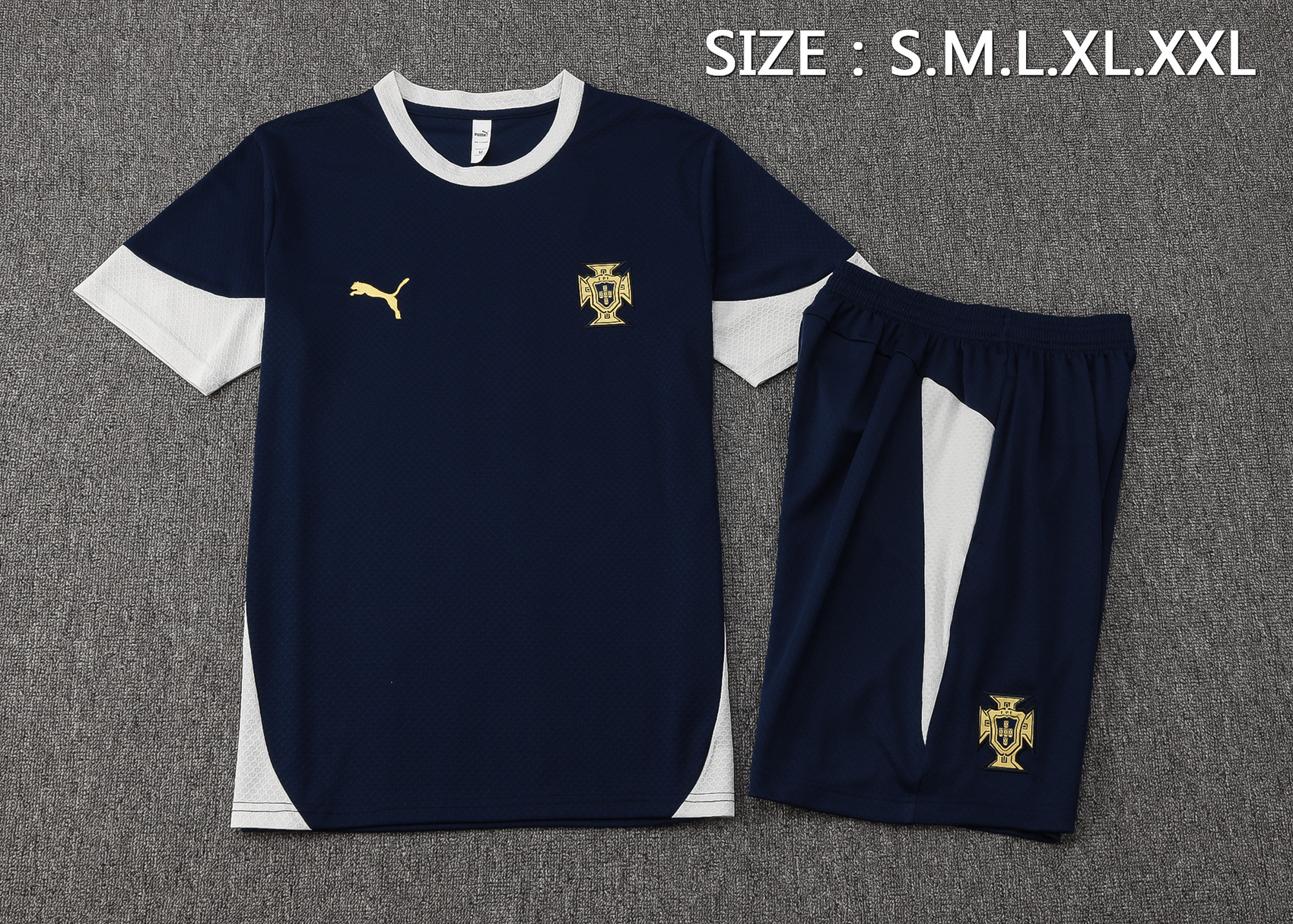 Portugal Training Jersey Kit Royalblue 2025