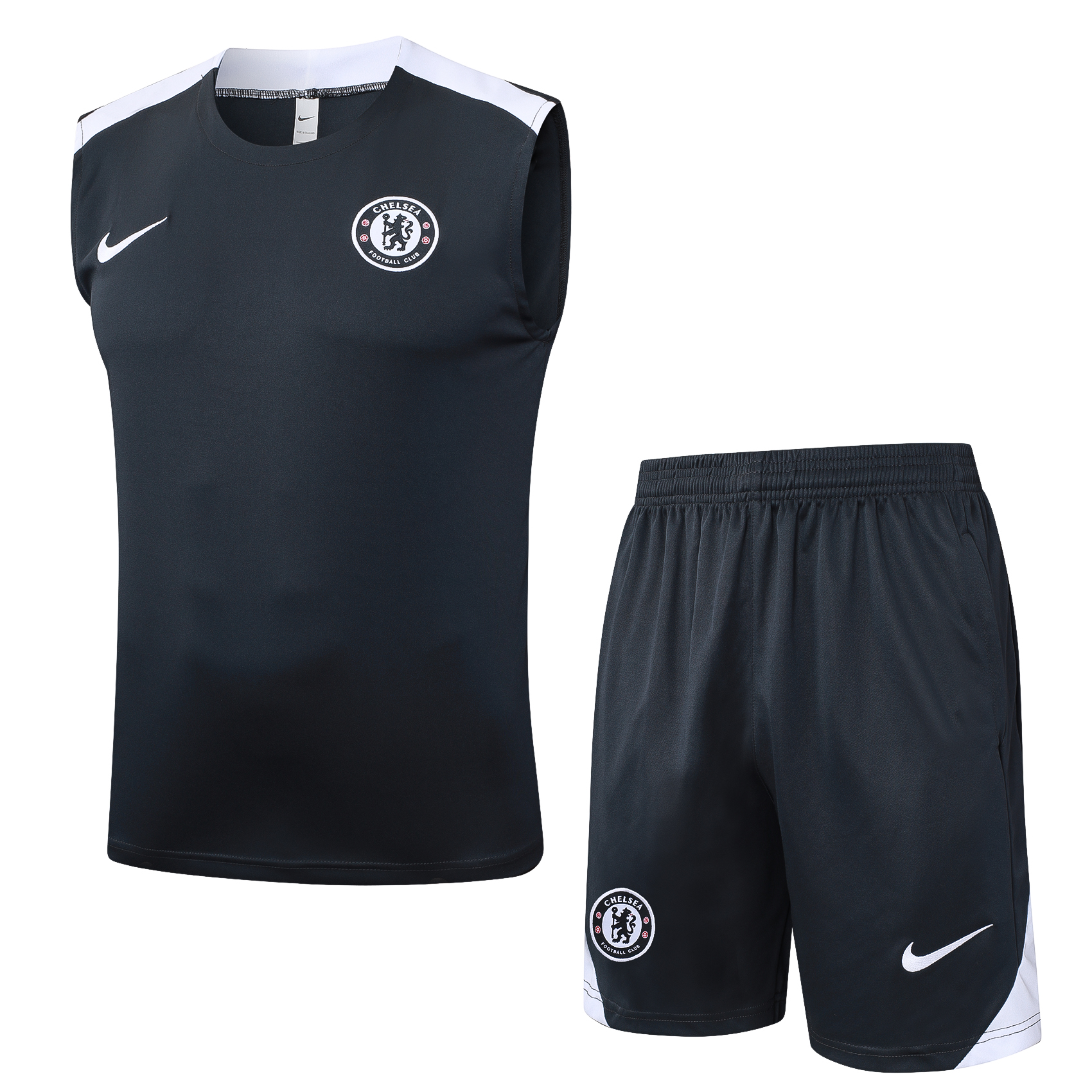 Chelsea Sleeveless Training Kit Gray 2025/26