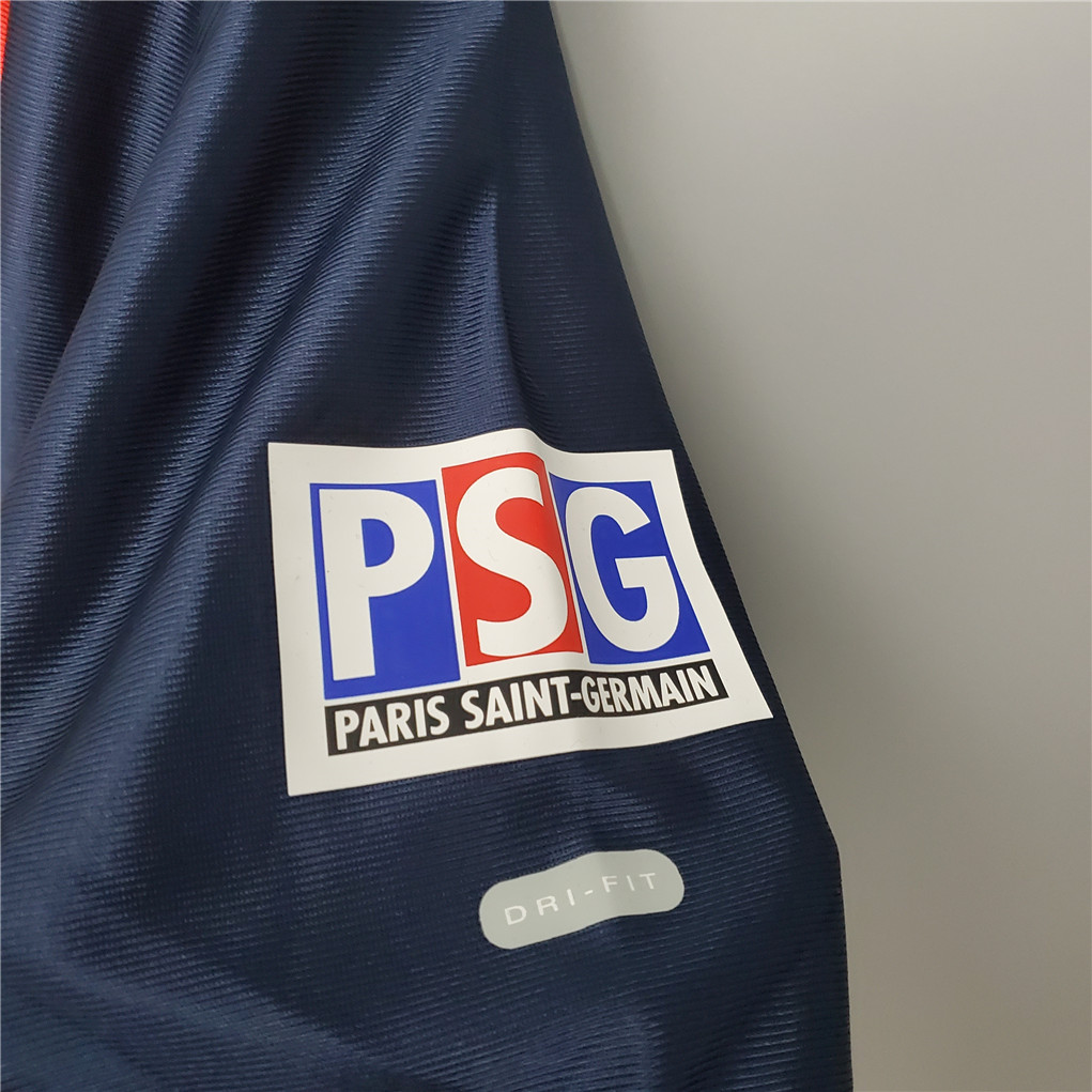 PSG Retro Jersey Home Soccer Shirt 2001/02