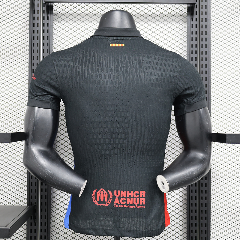 Authentic Barcelona Away Soccer Jersey 2024/25 - Spotify Logo Without Text