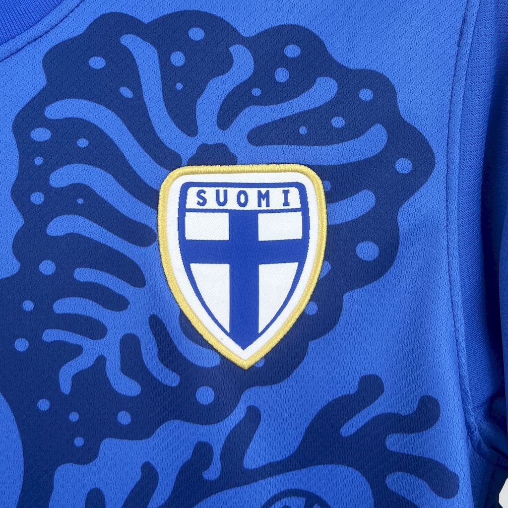 Finland Soccer Jersey Away Custom Shirt 2025