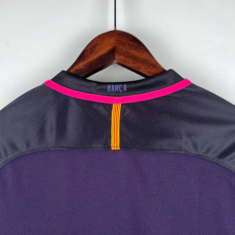 Barcelona Retro Jersey Away Soccer Shirt 2016-17