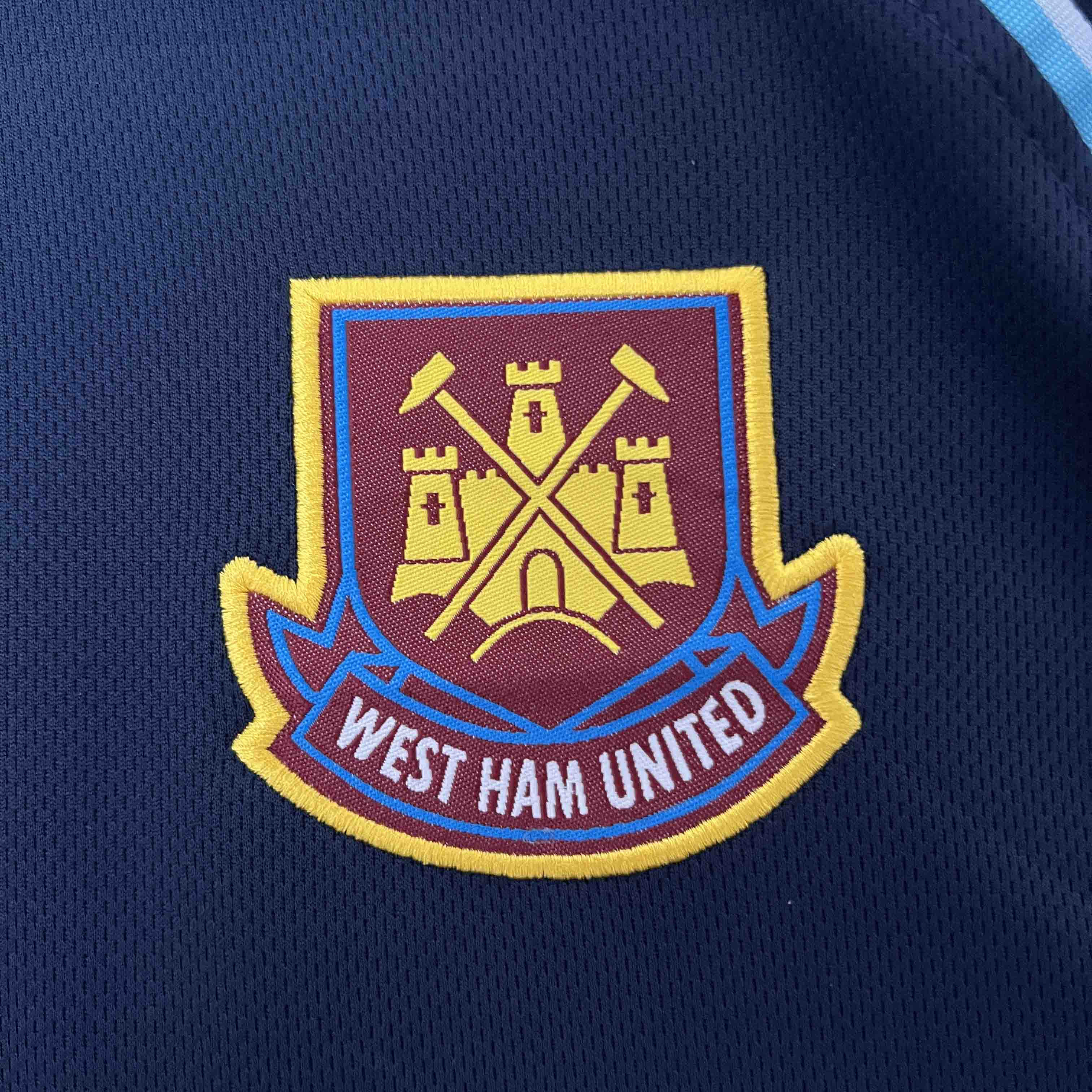 West Ham United Retro Football Jersey Third Away Custom Shirt 1999/01