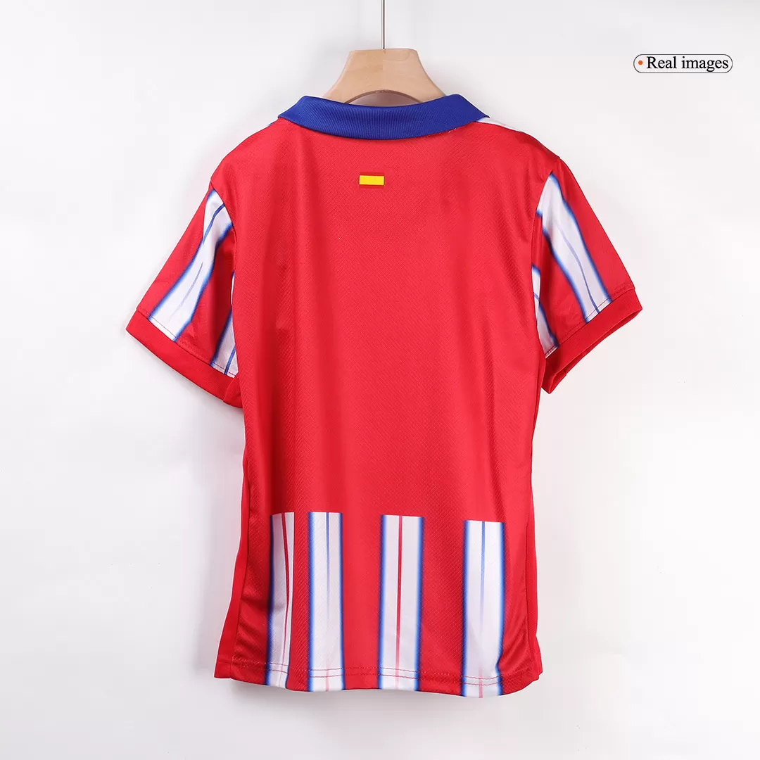 Atletico Madrid Soccer Jersey Home Kids Kit Jersey+Shorts 2024/25