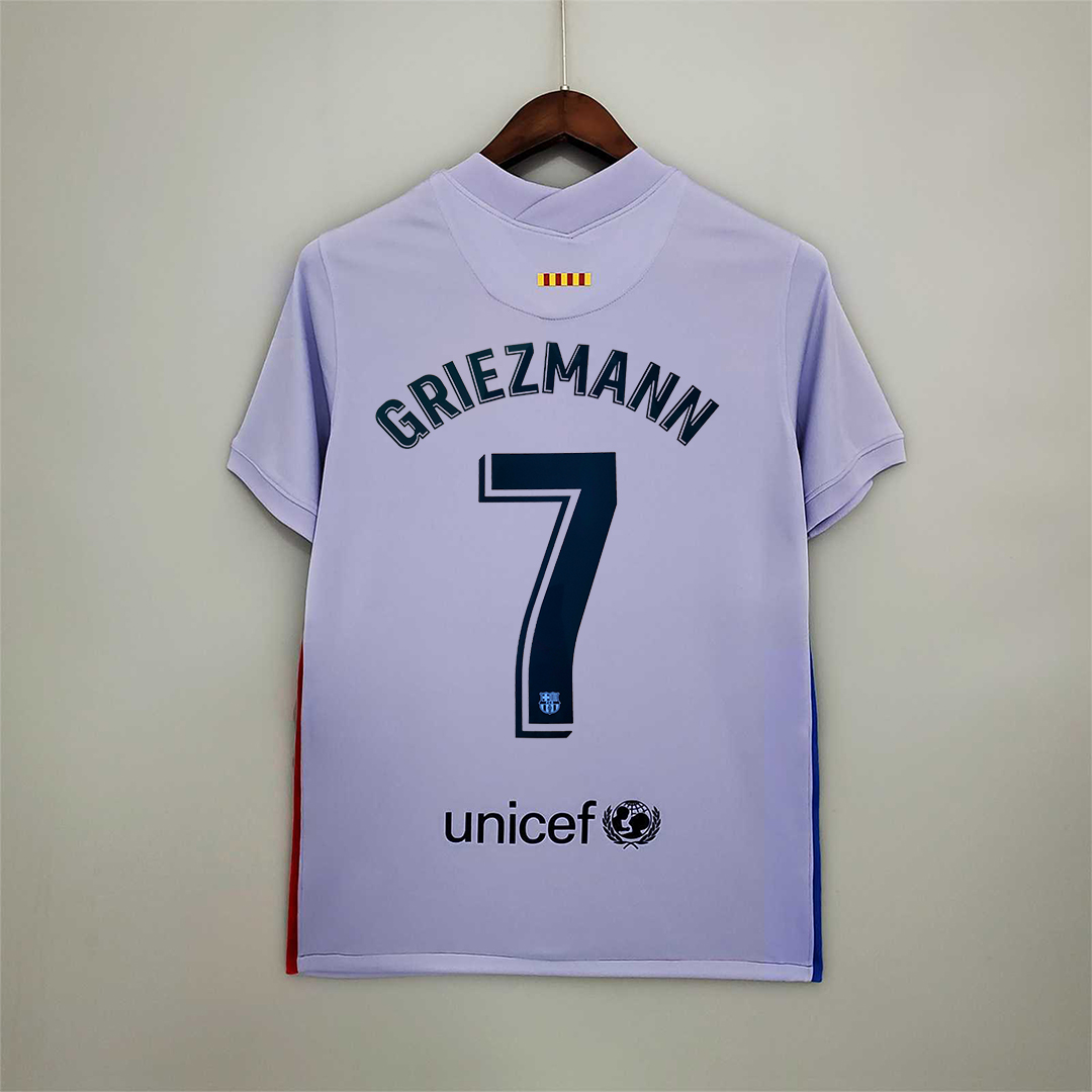 Barcelona Retro Jersey Away Soccer Shirt 2021/22